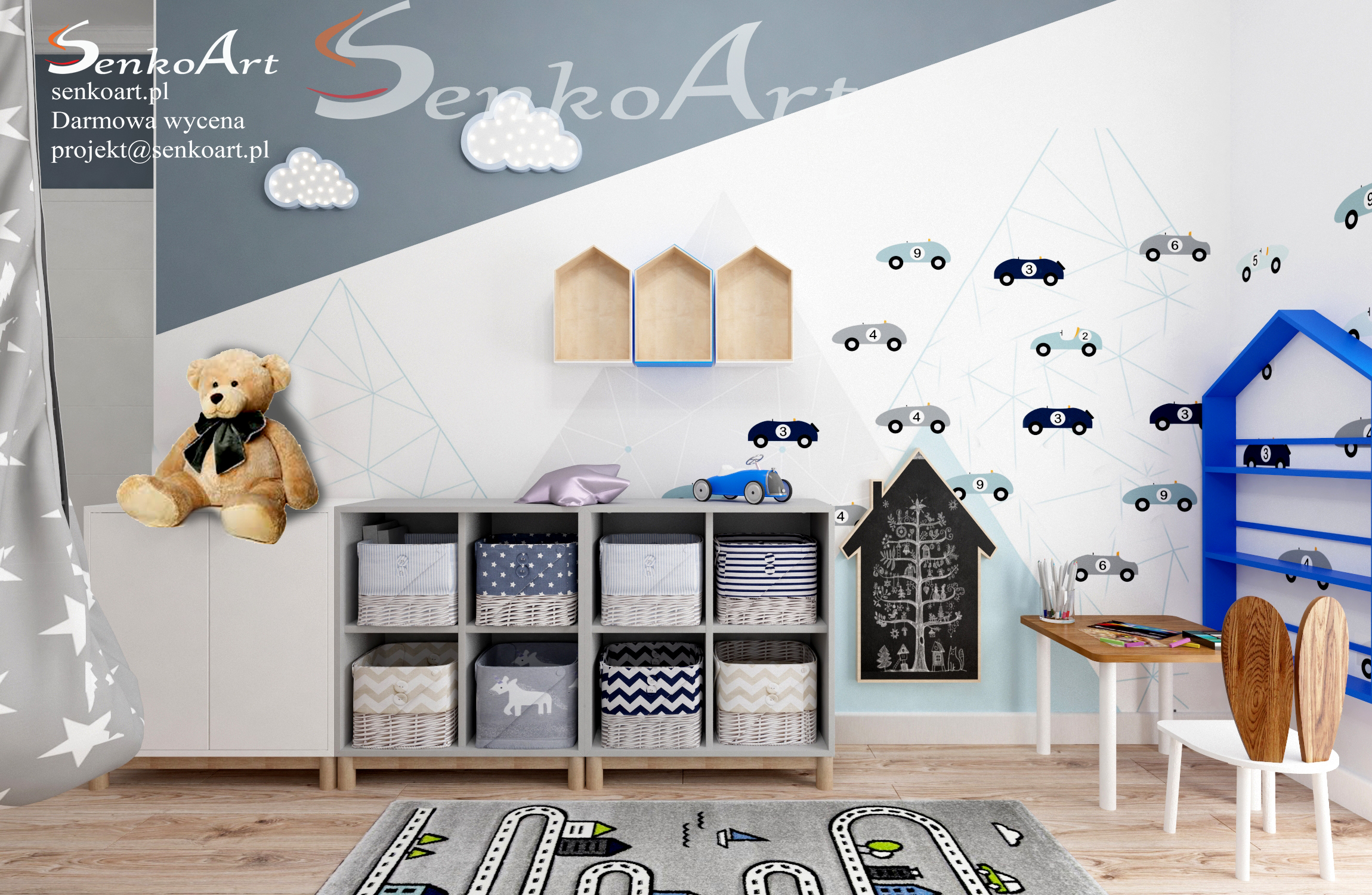 Pokój dla syna w mieszkaniu