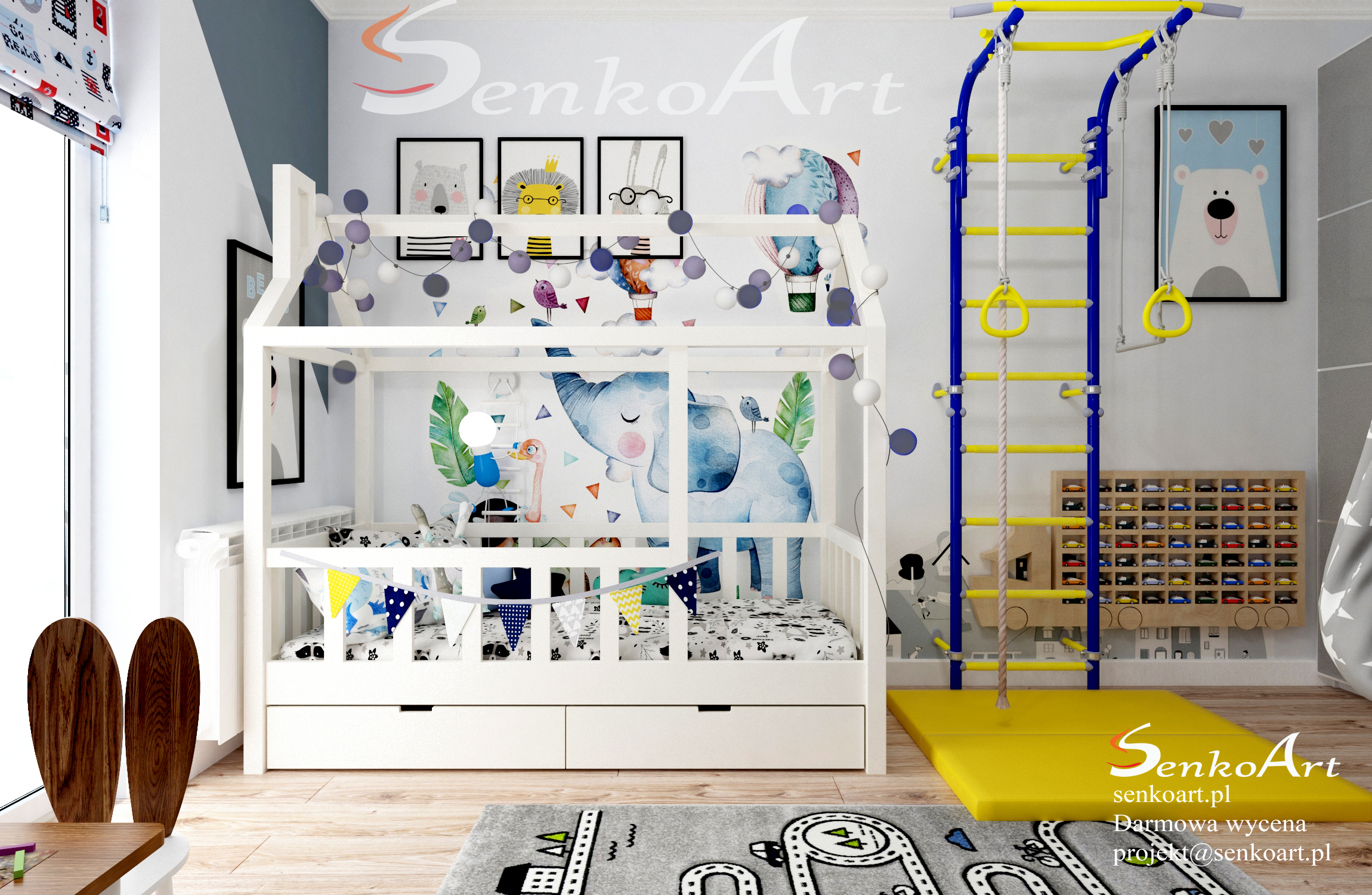 Pokój dla syna w mieszkaniu