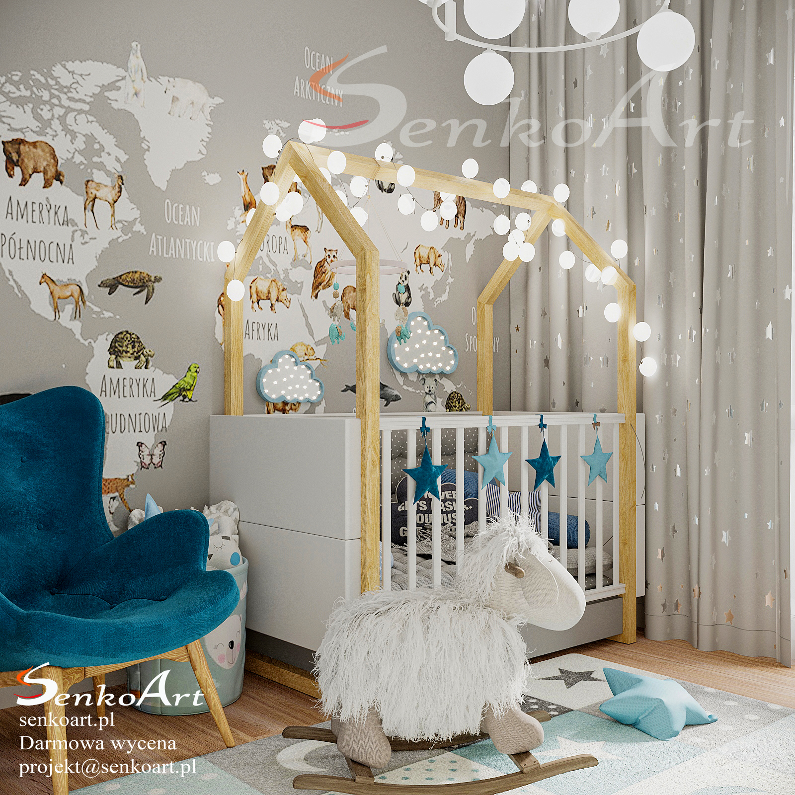 Projekt pokoju dziecięcego online