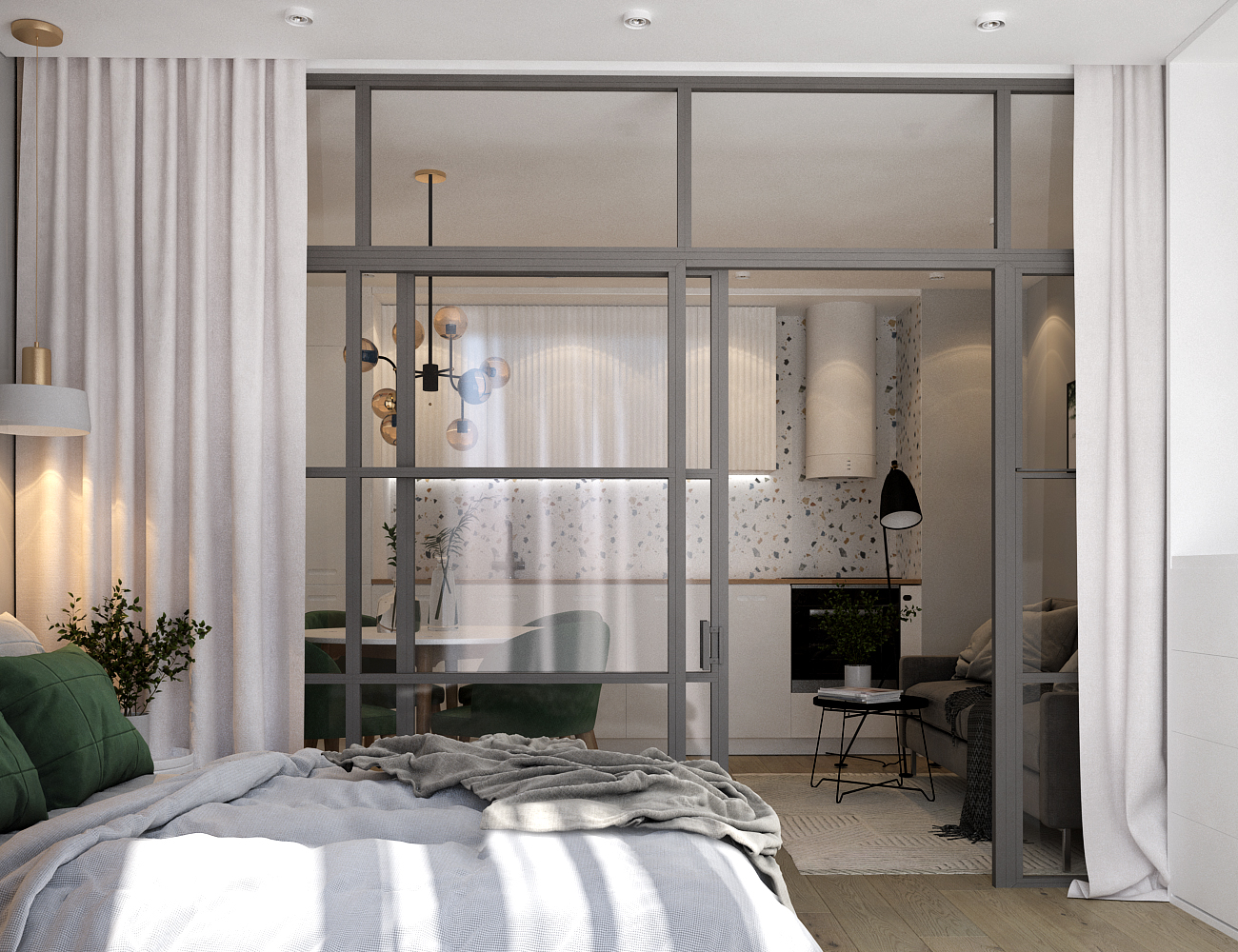 aranżacja sypialni w domu jednorodzinnym