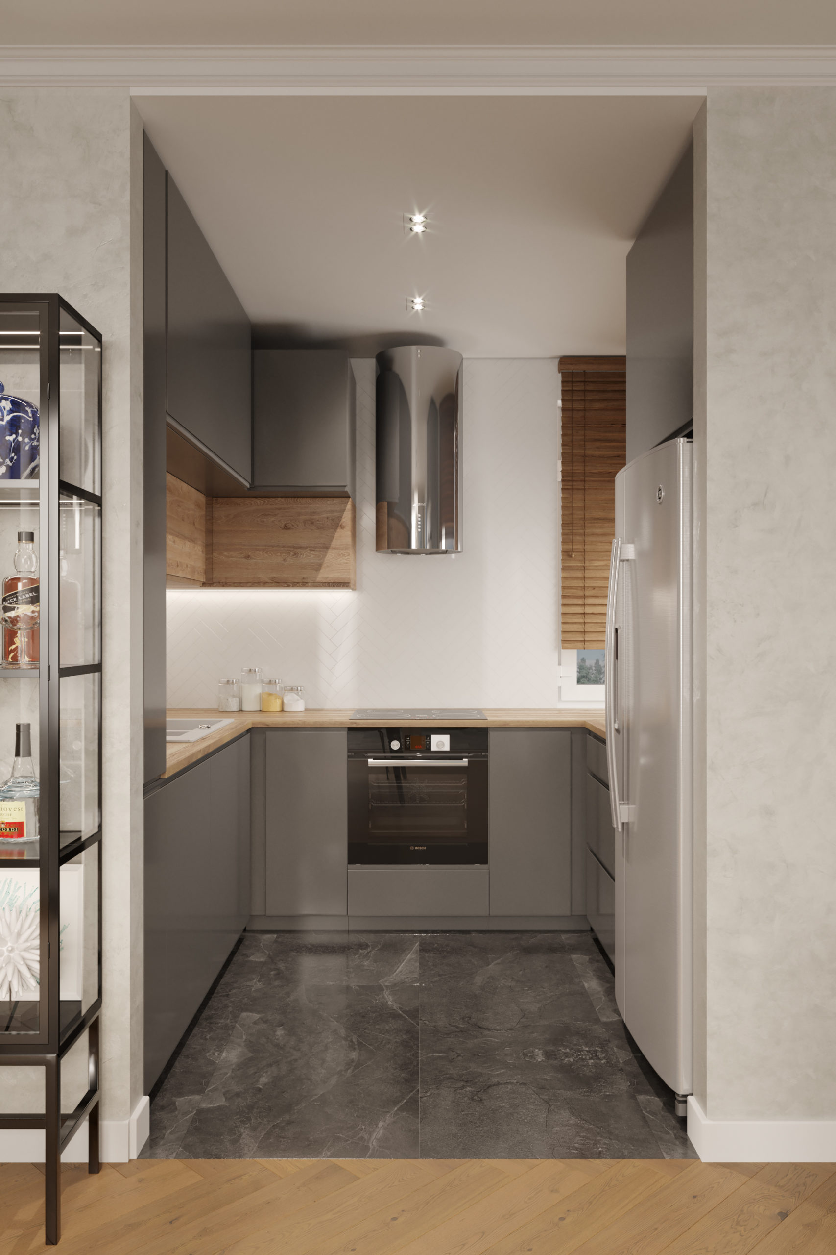 projekt kuchni online w domu fot. Senkoart Design