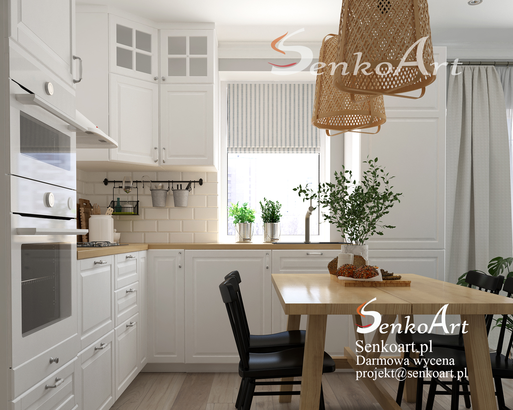 Projekt kuchni fot. Senkoart Design 5