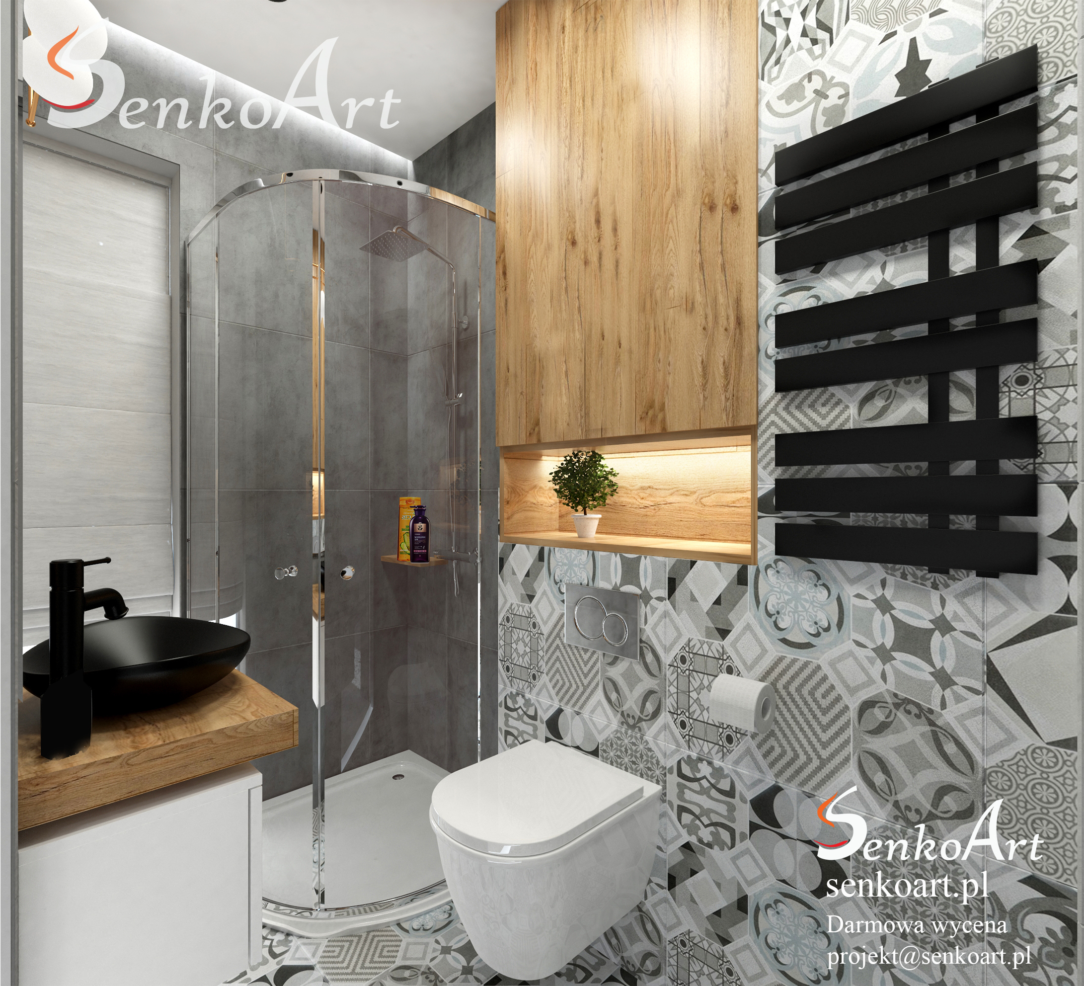 projekt lazienki w mieszkaniu