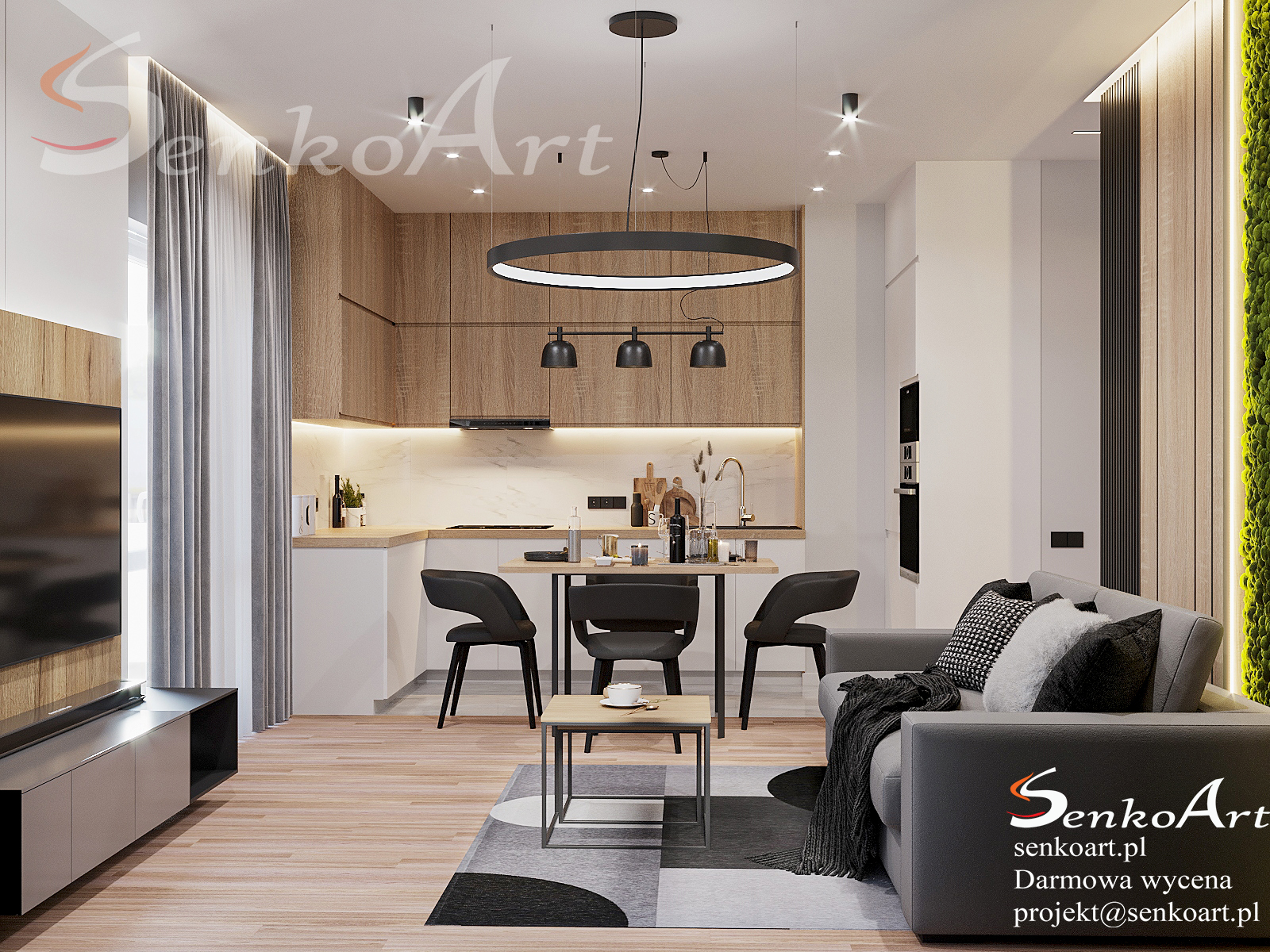 projektowanie kuchni online fot. Senkoart Design