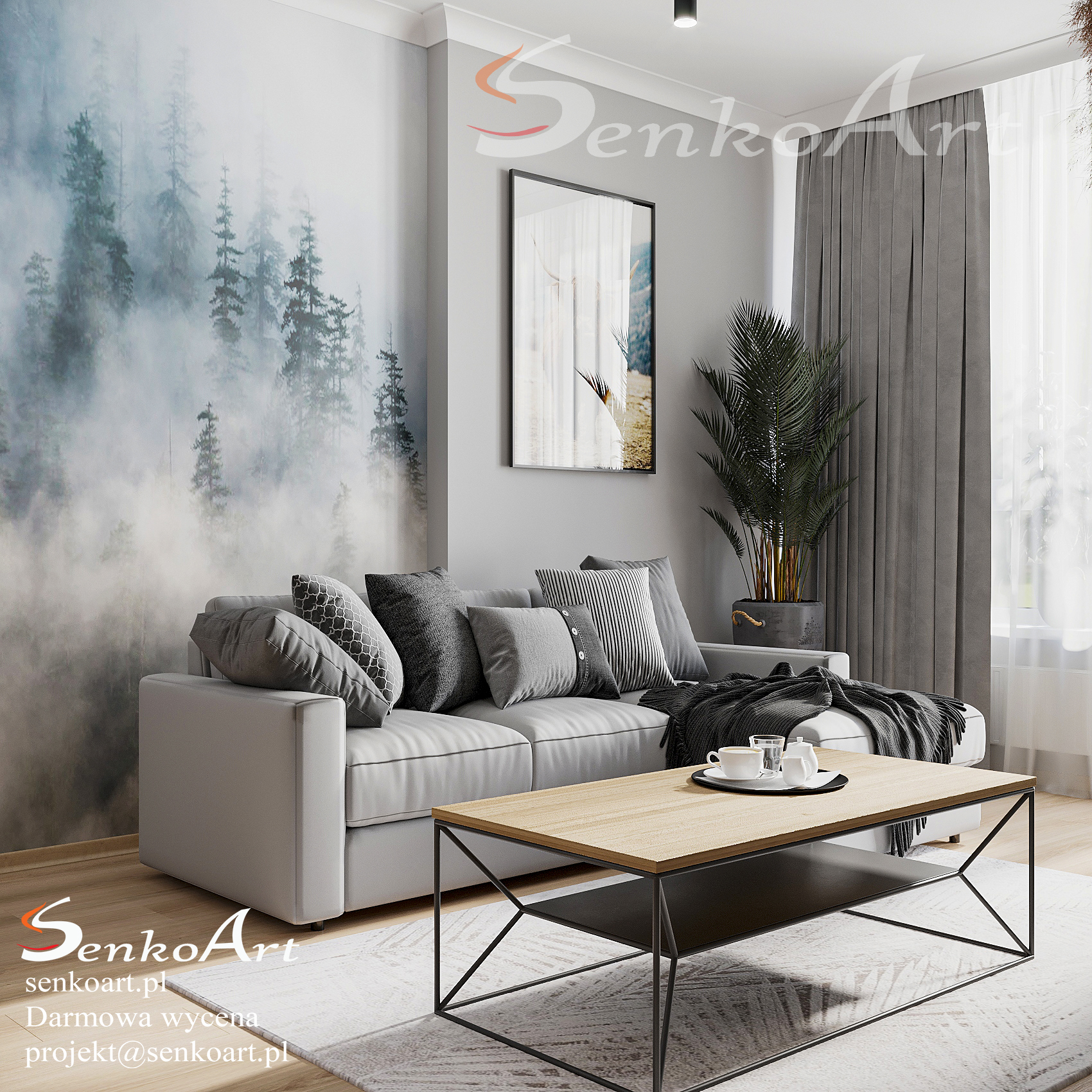 projektowanie salonu online fot. Senkoart Design