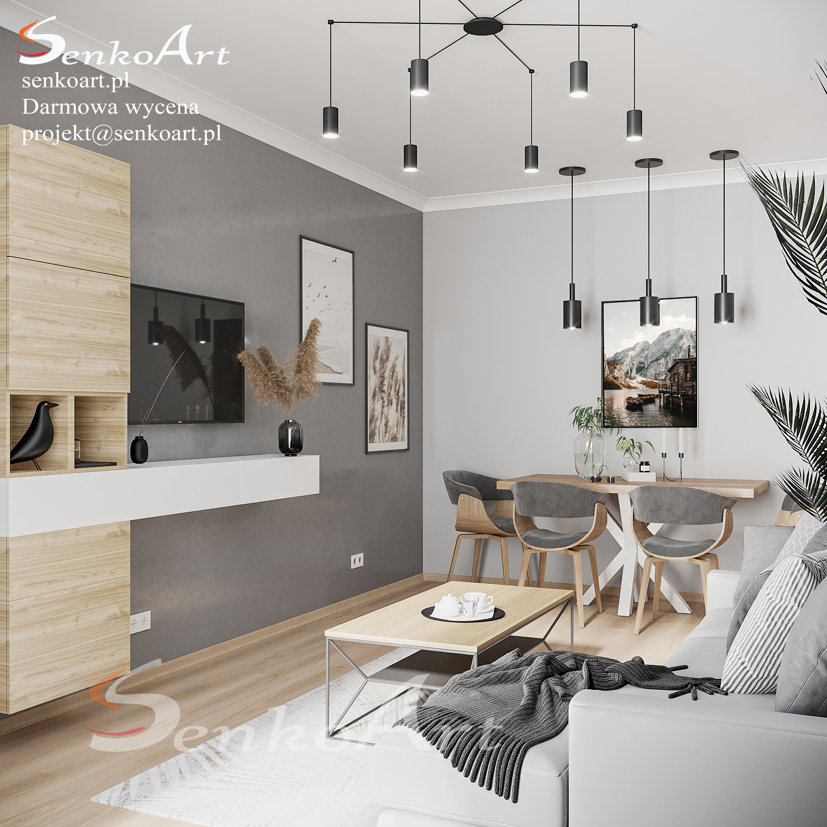 projektowanie salonu online fot. Senkoart Design