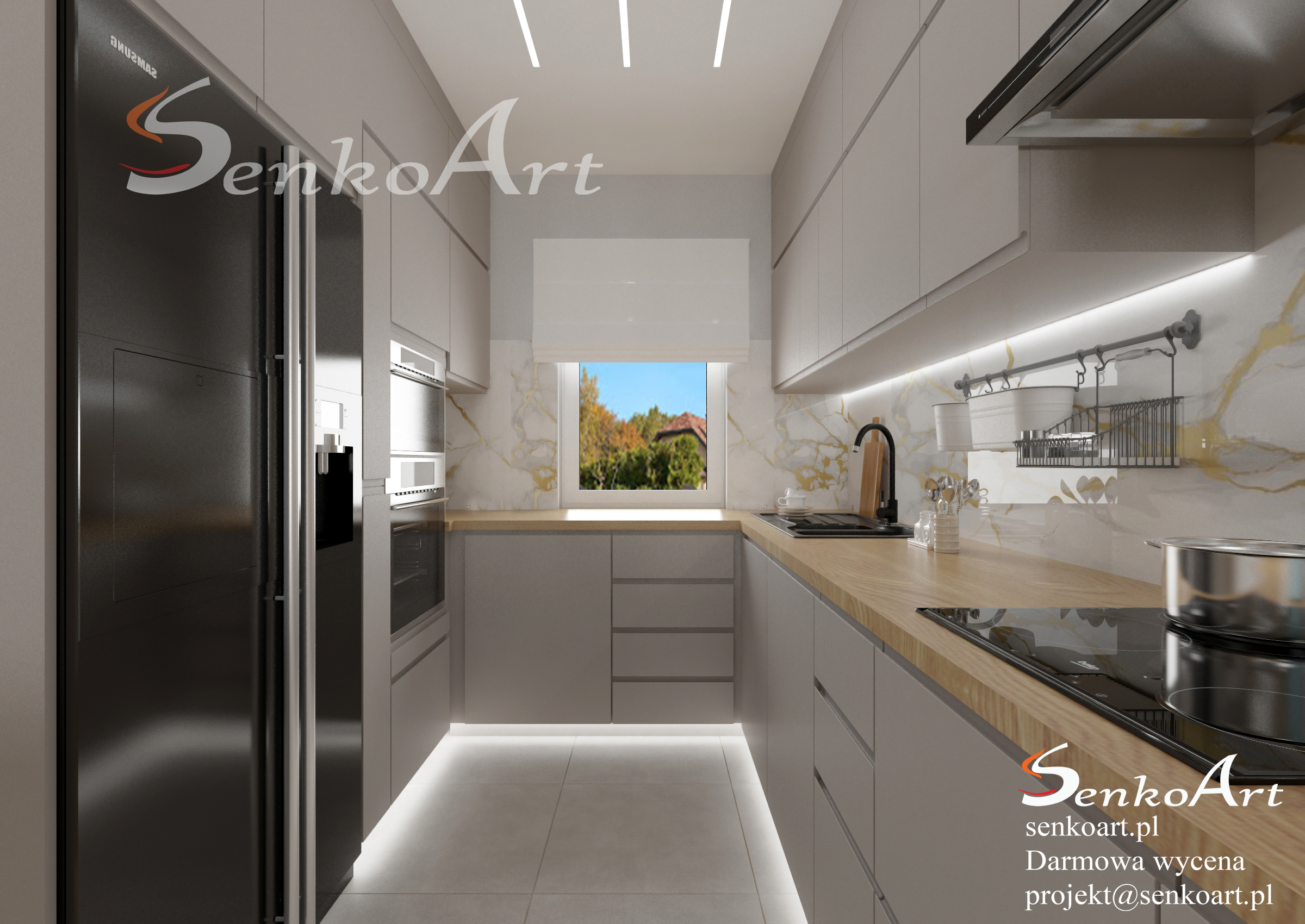 Projekty kuchni w domu jednorodzinnym