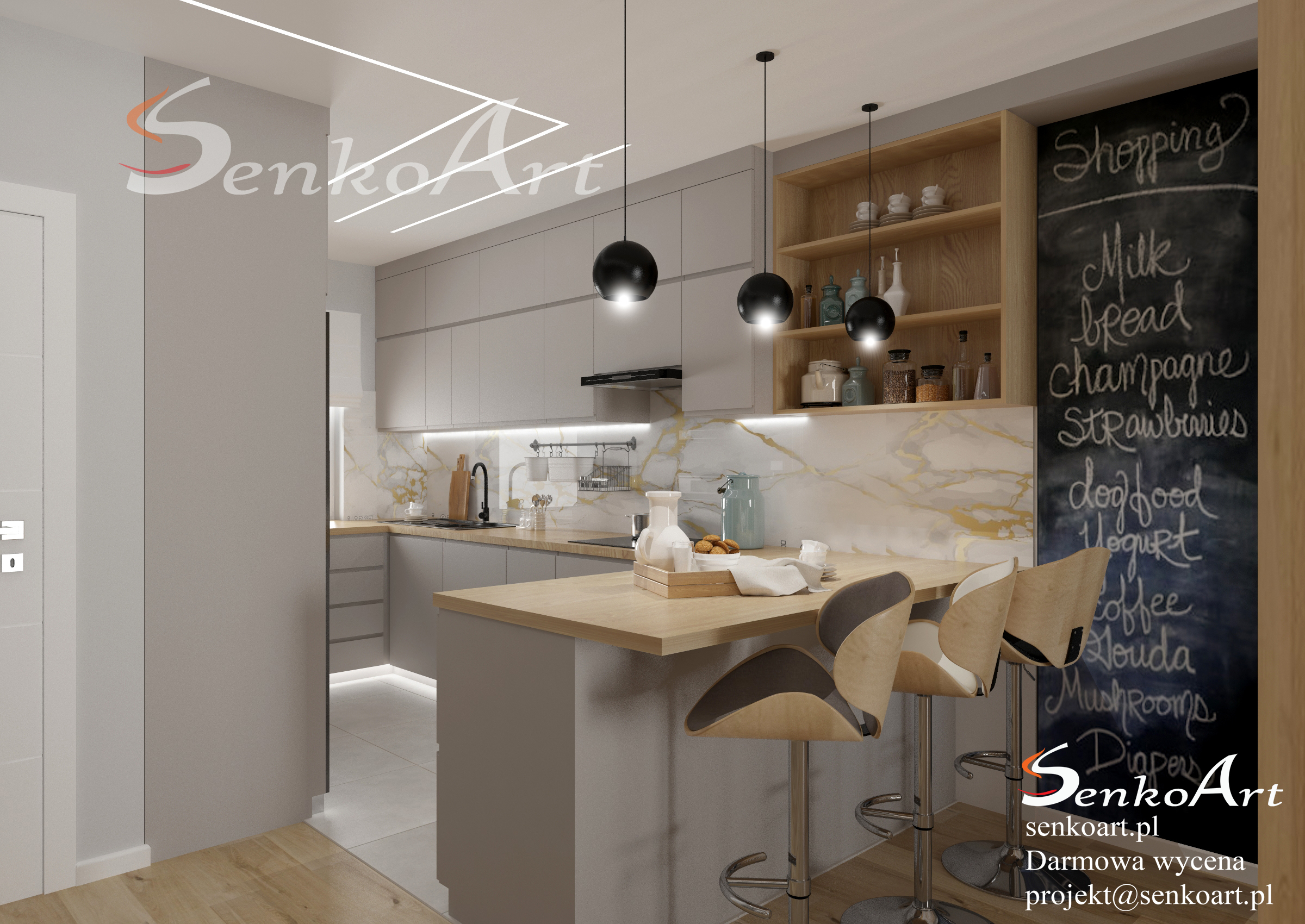 Projekty kuchni w nowoczesnym domu