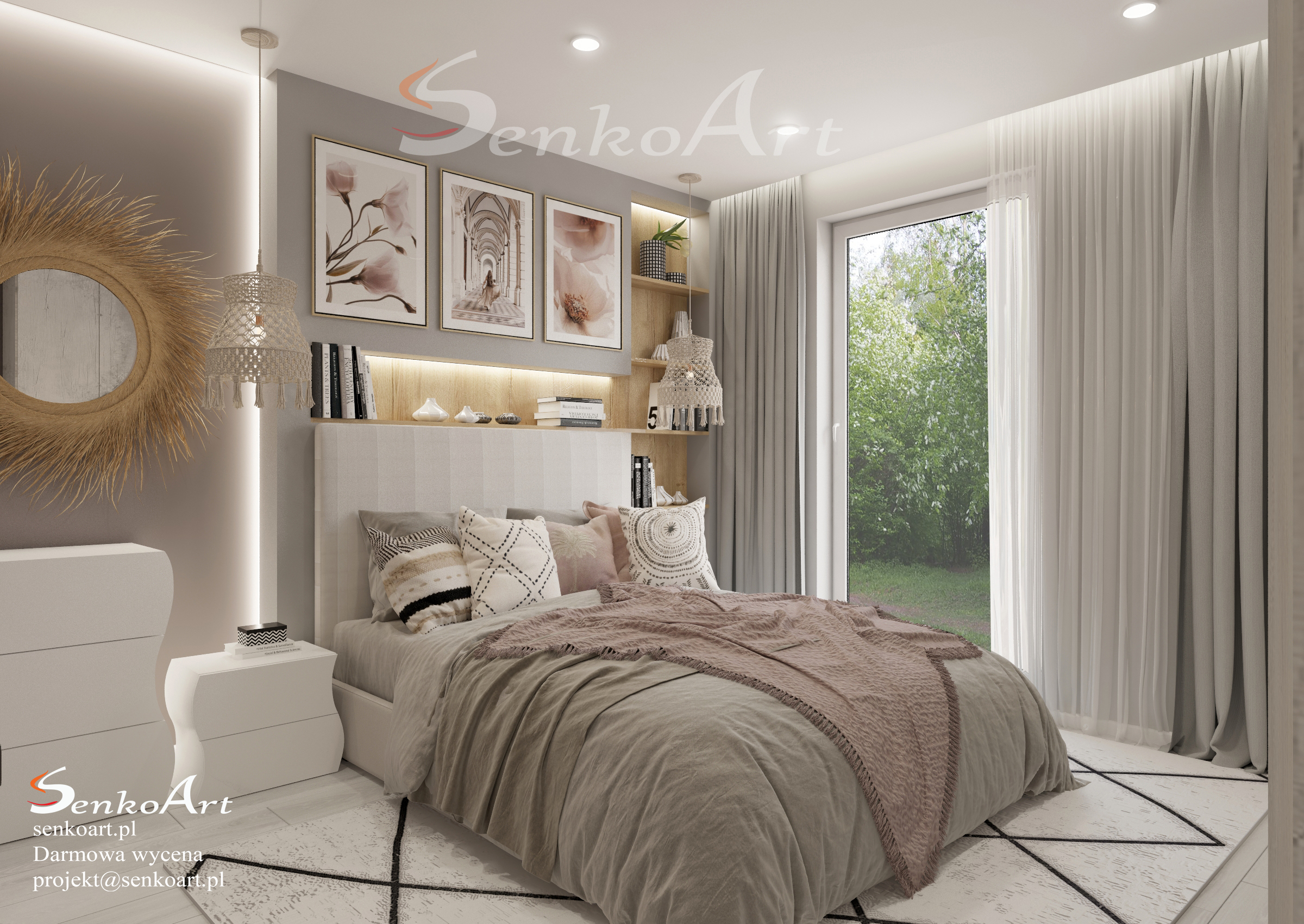 projekt sypialni
