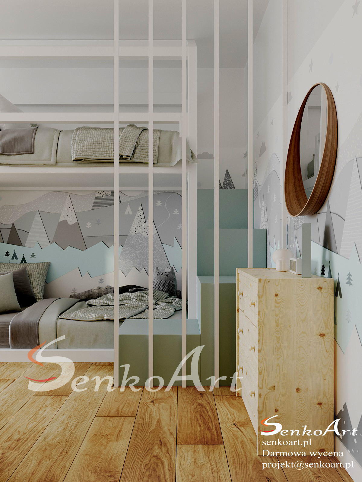Projekt pokoju dziecięcego 