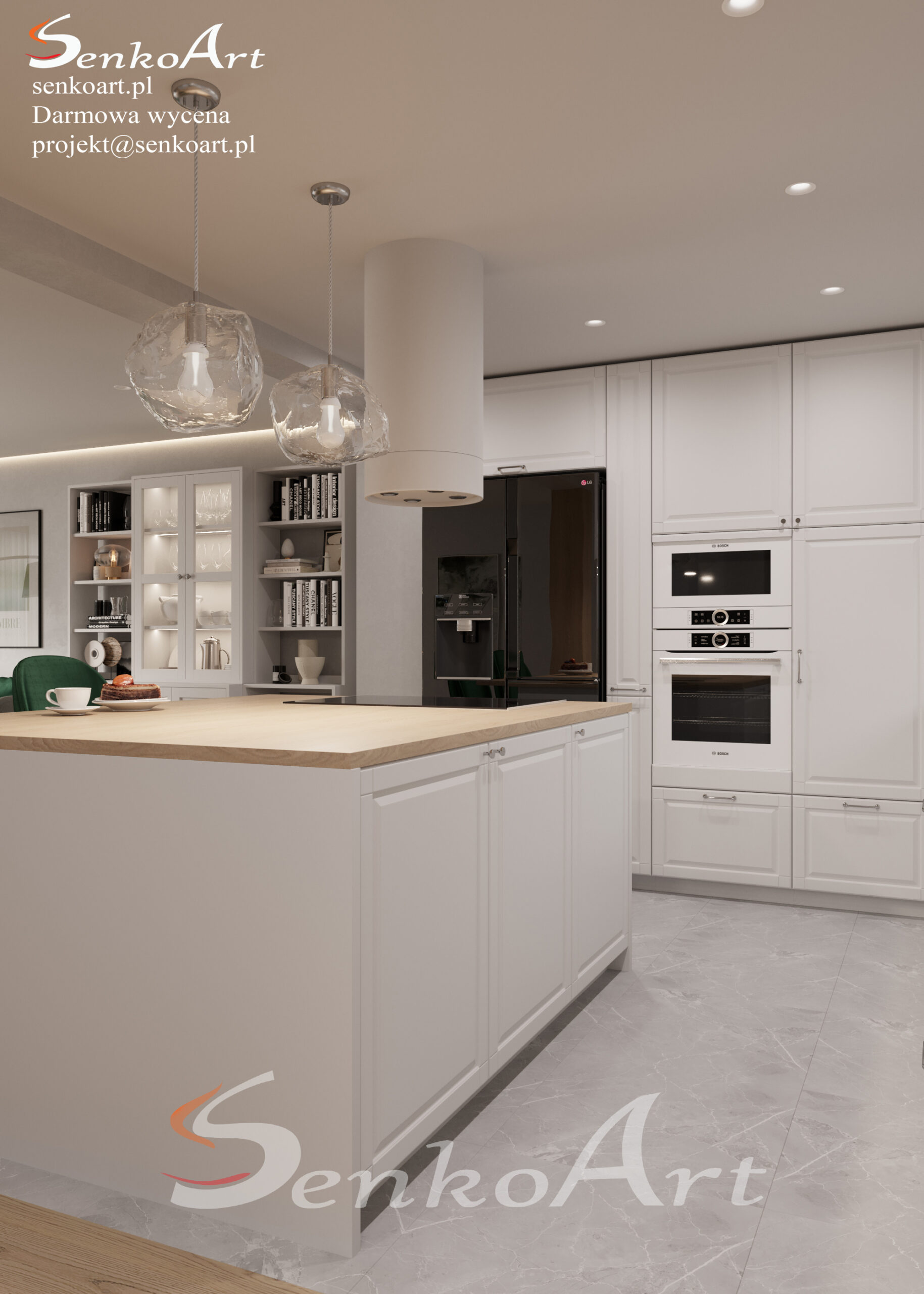 projekt bialej kuchni online