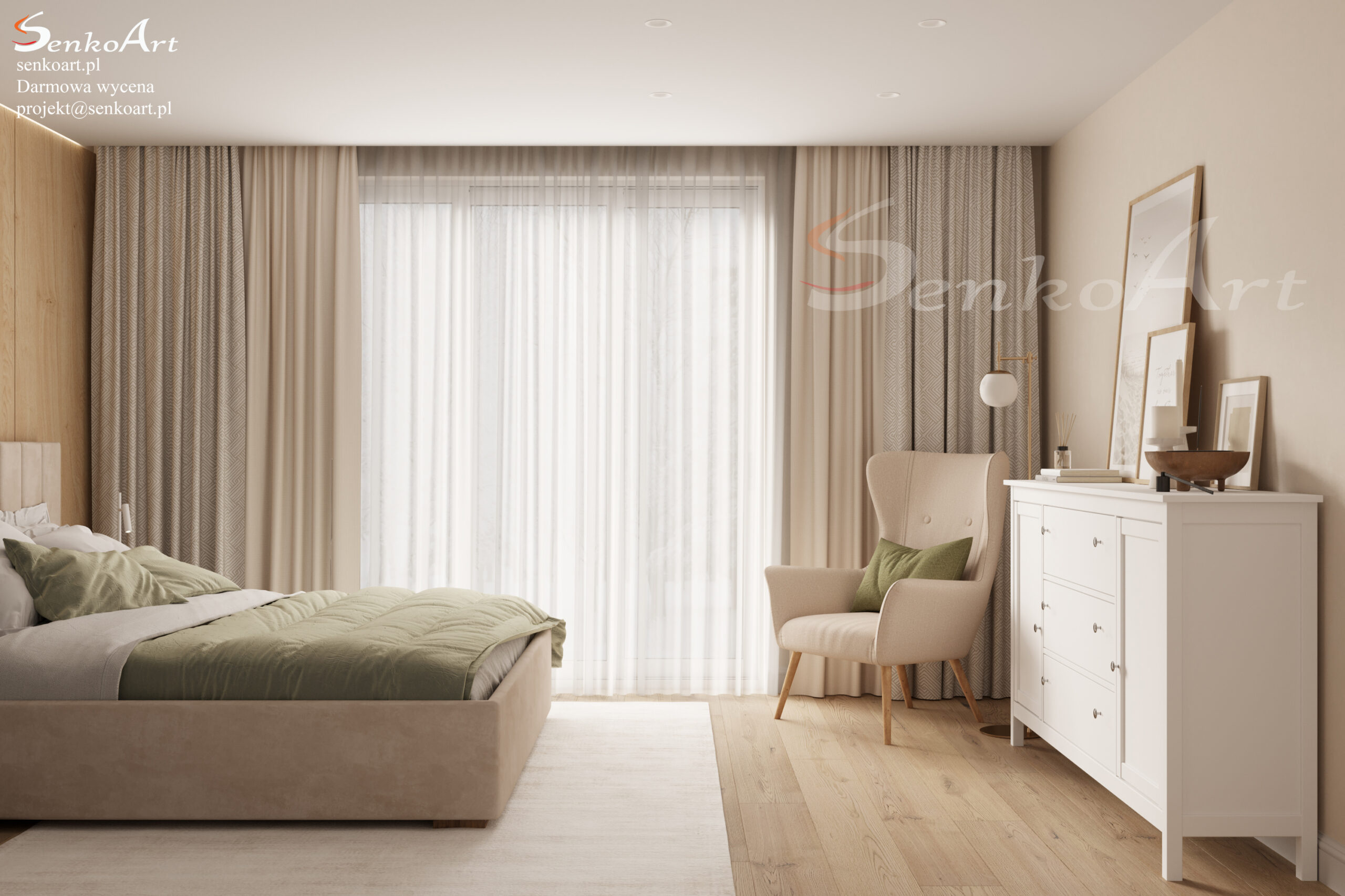 Projekty sypialni 
