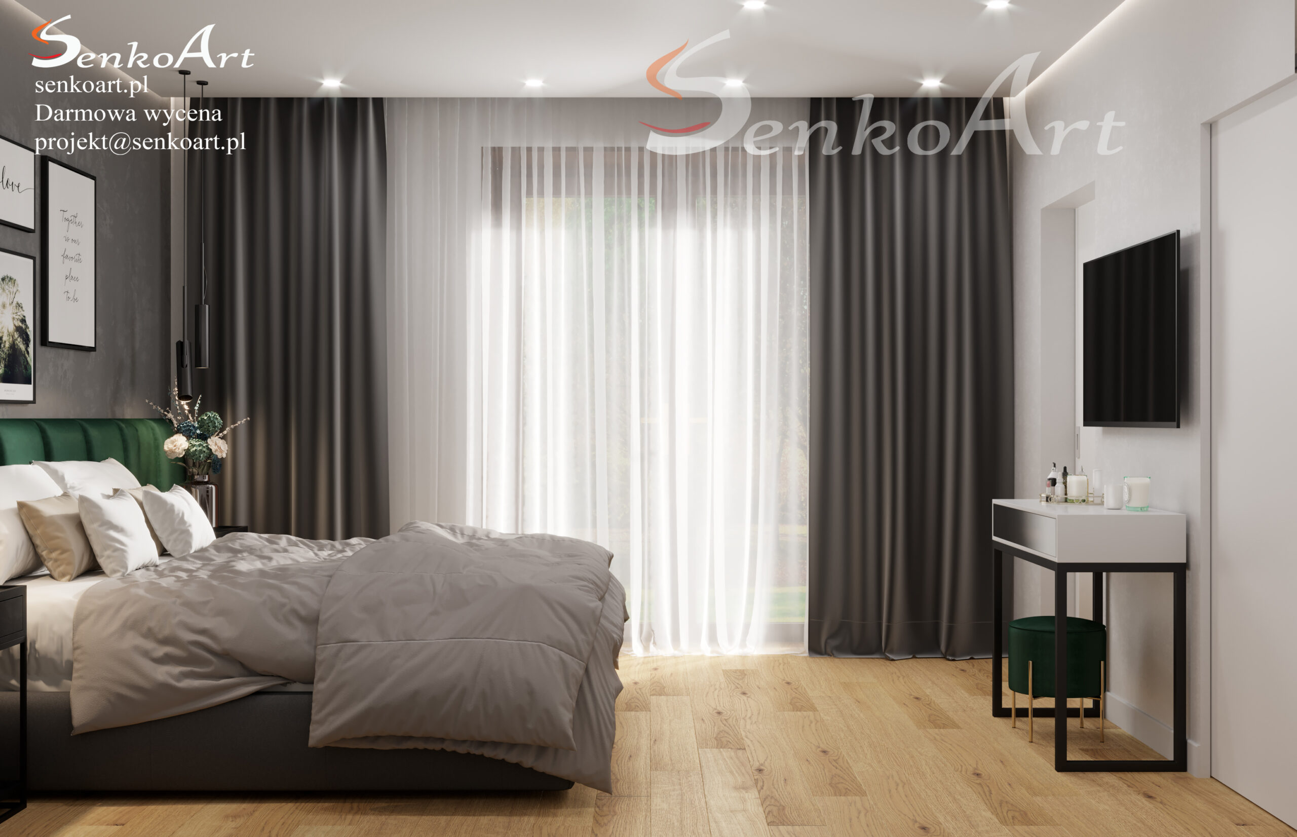 Sypialnia projekt 