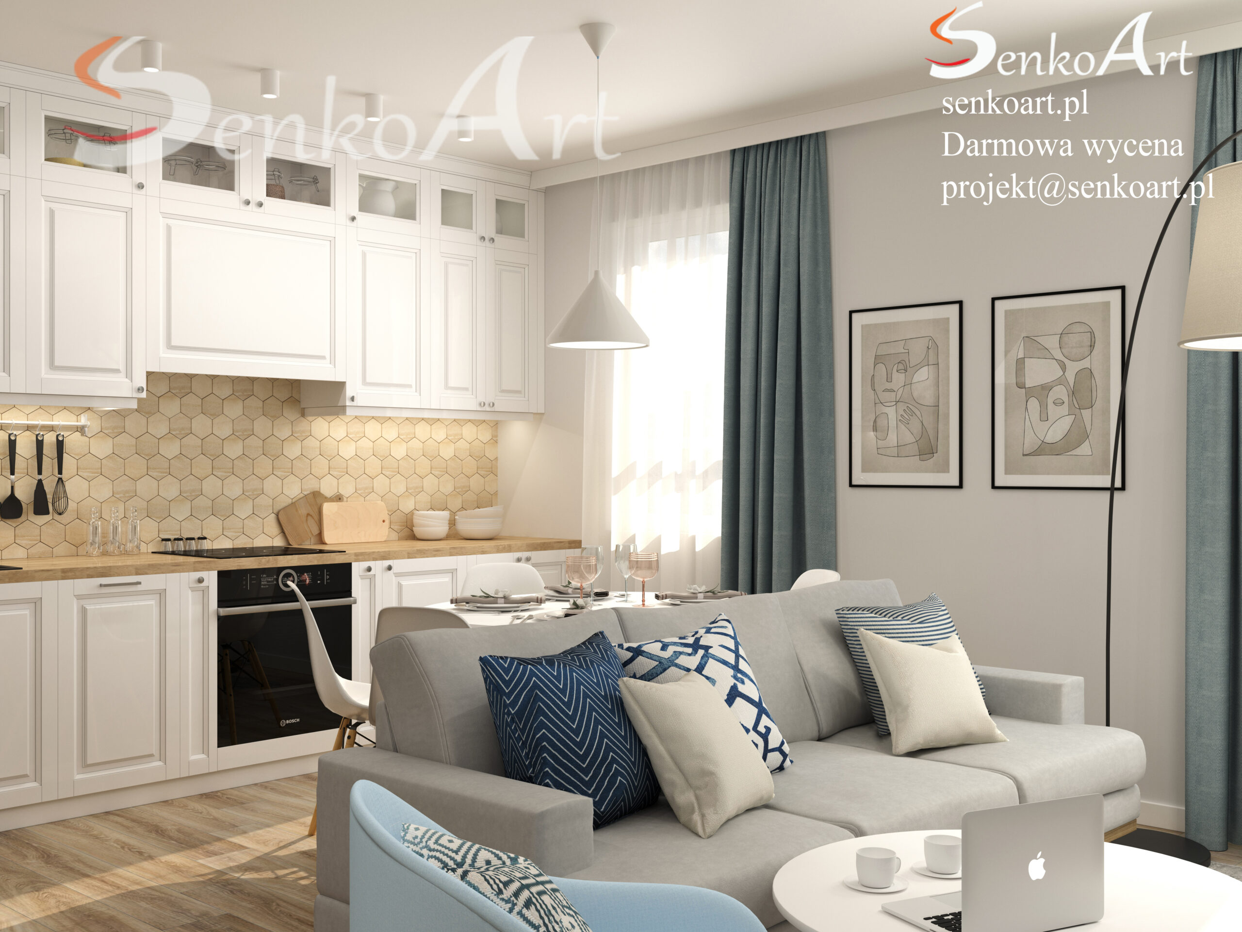 projekt kuchni SenkoArt Design