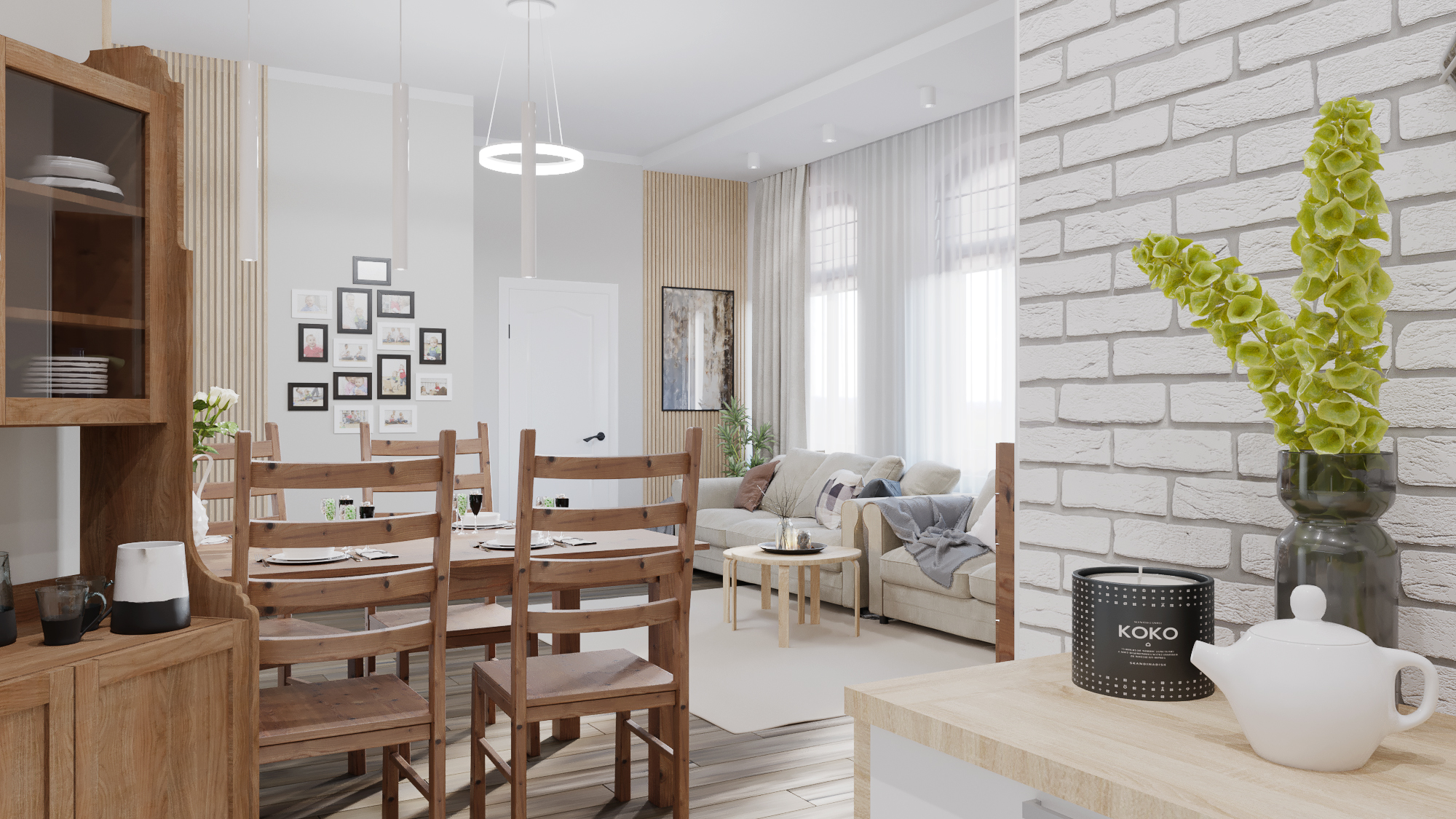 kuchnia w stylu industrialnym w projekcie mieszkania