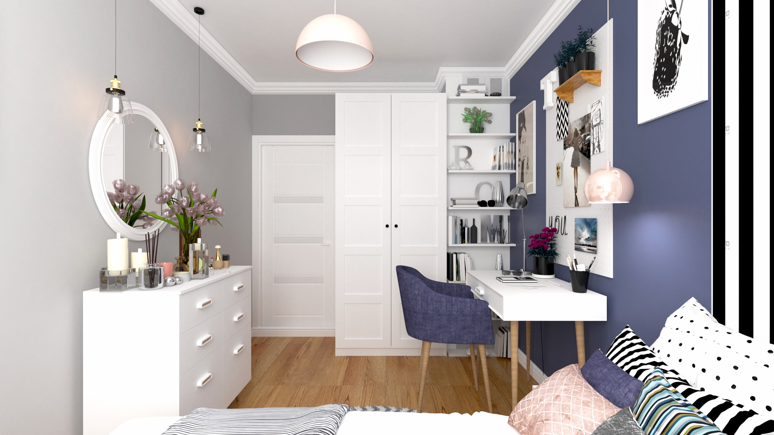 pokój dziecięcy dla dziewczynki 12 lat