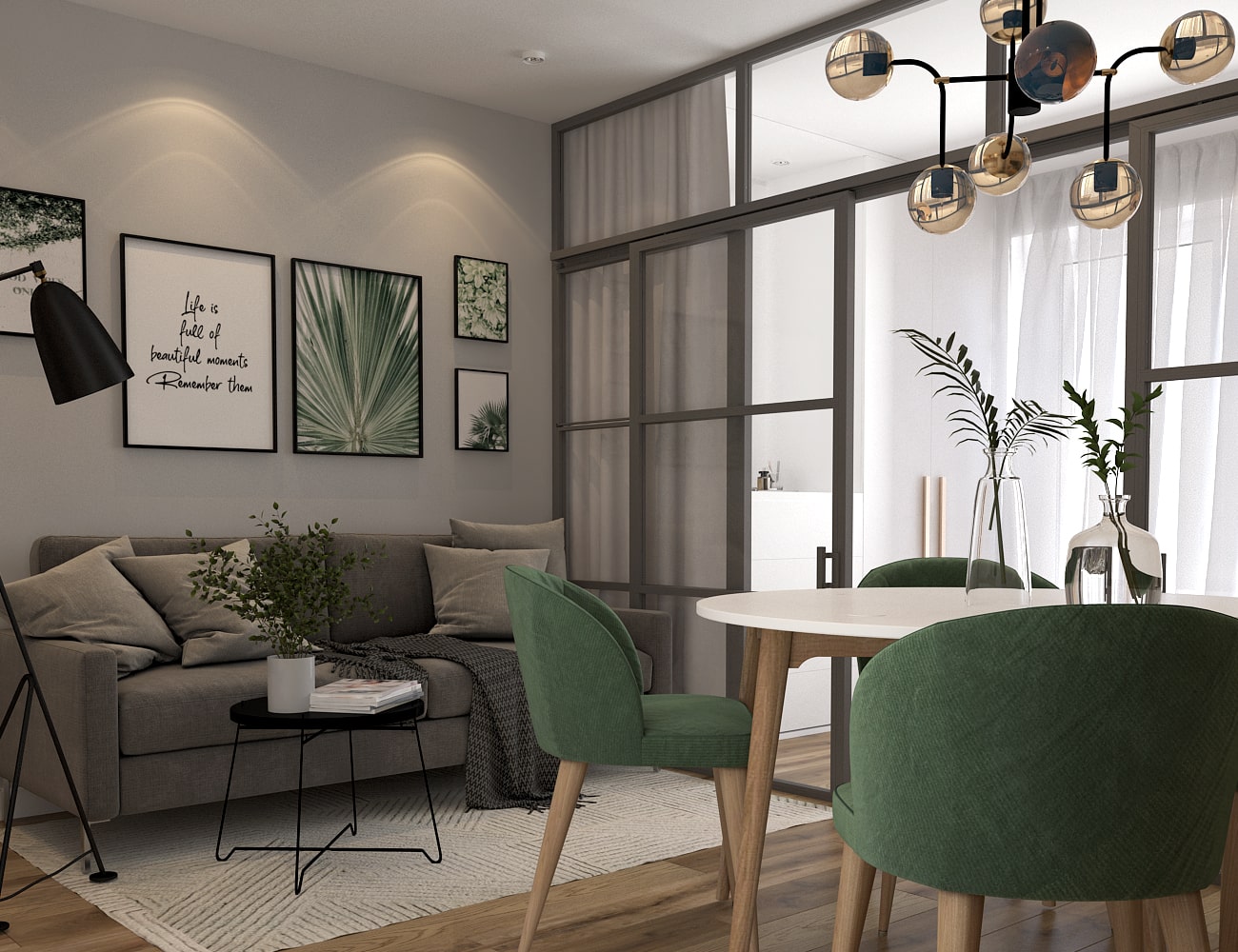 projekt salonu online w domu