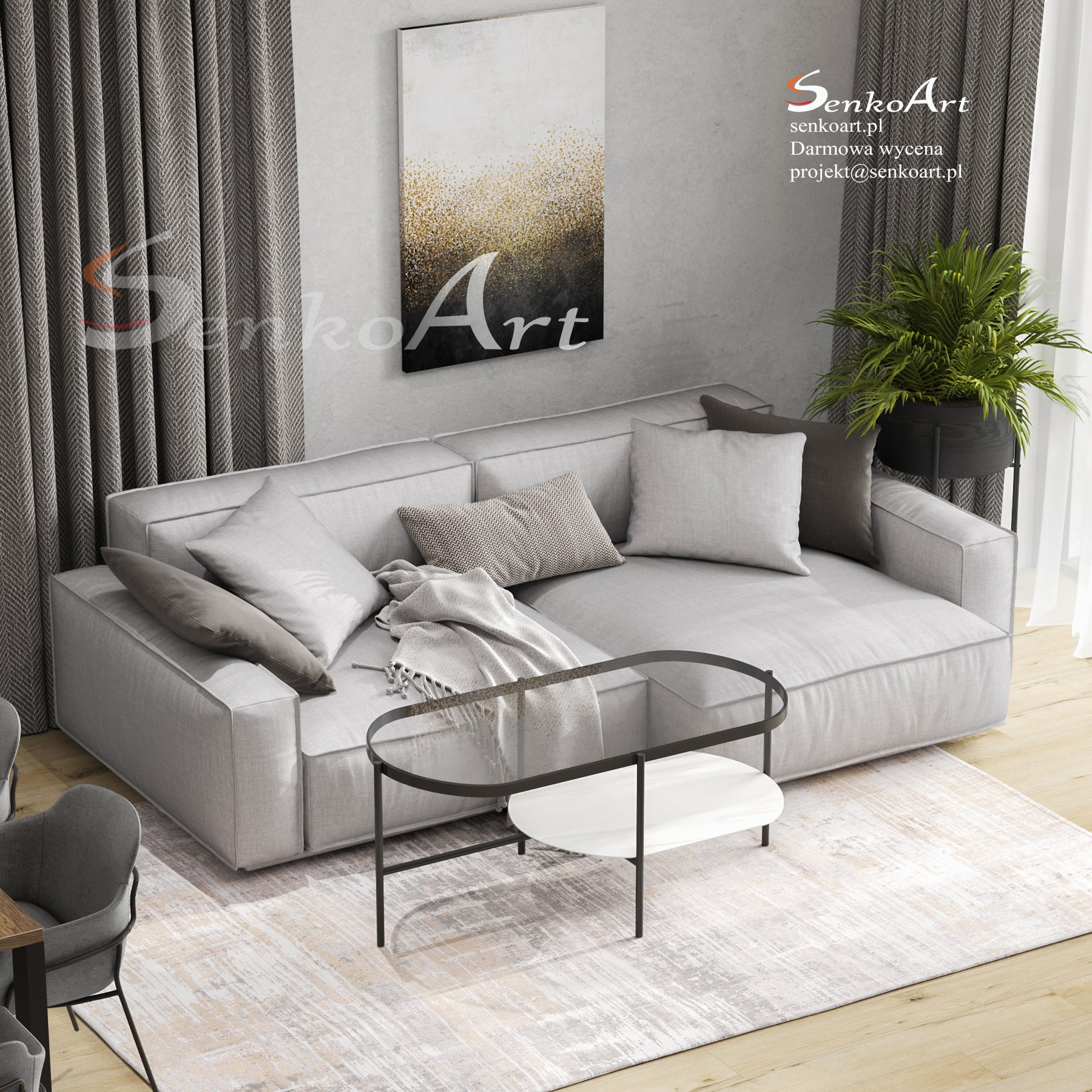 projekt domu parterowego do 70m2