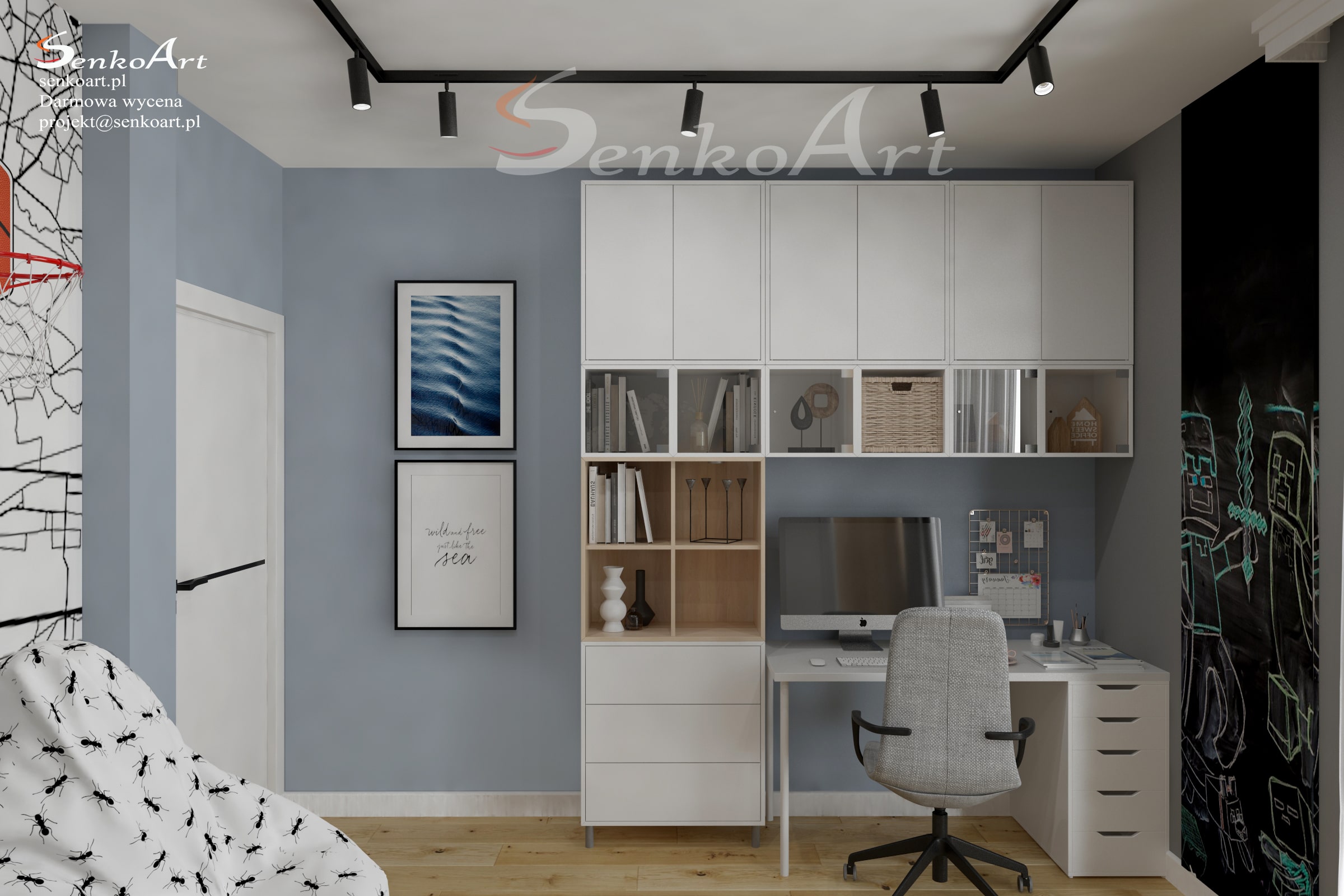 pokój dla chłopca 12 lat