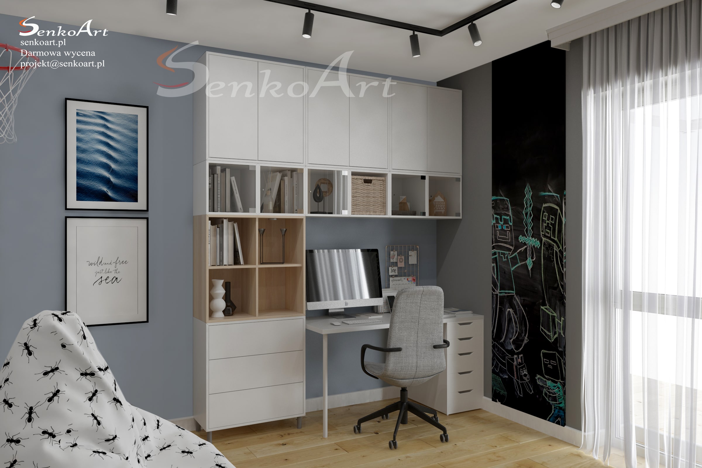 pokój dla chłopca 12 lat