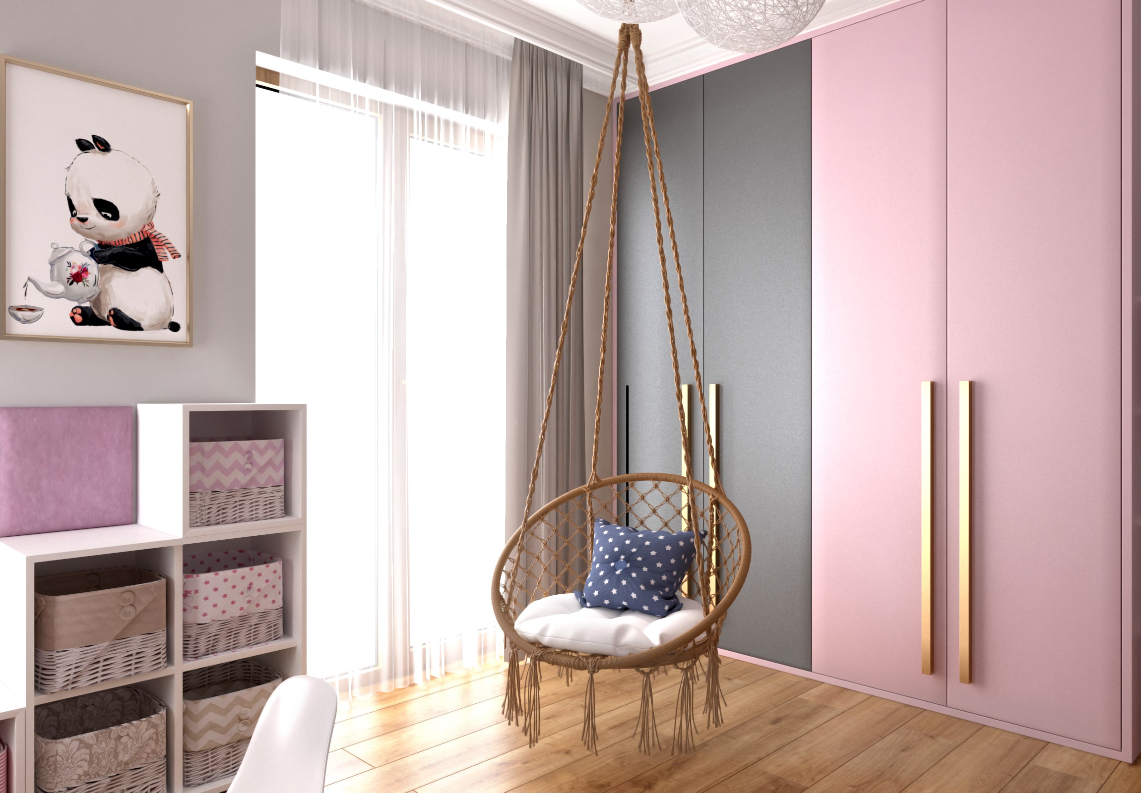 Pokój dla dziewczynki 3 lat