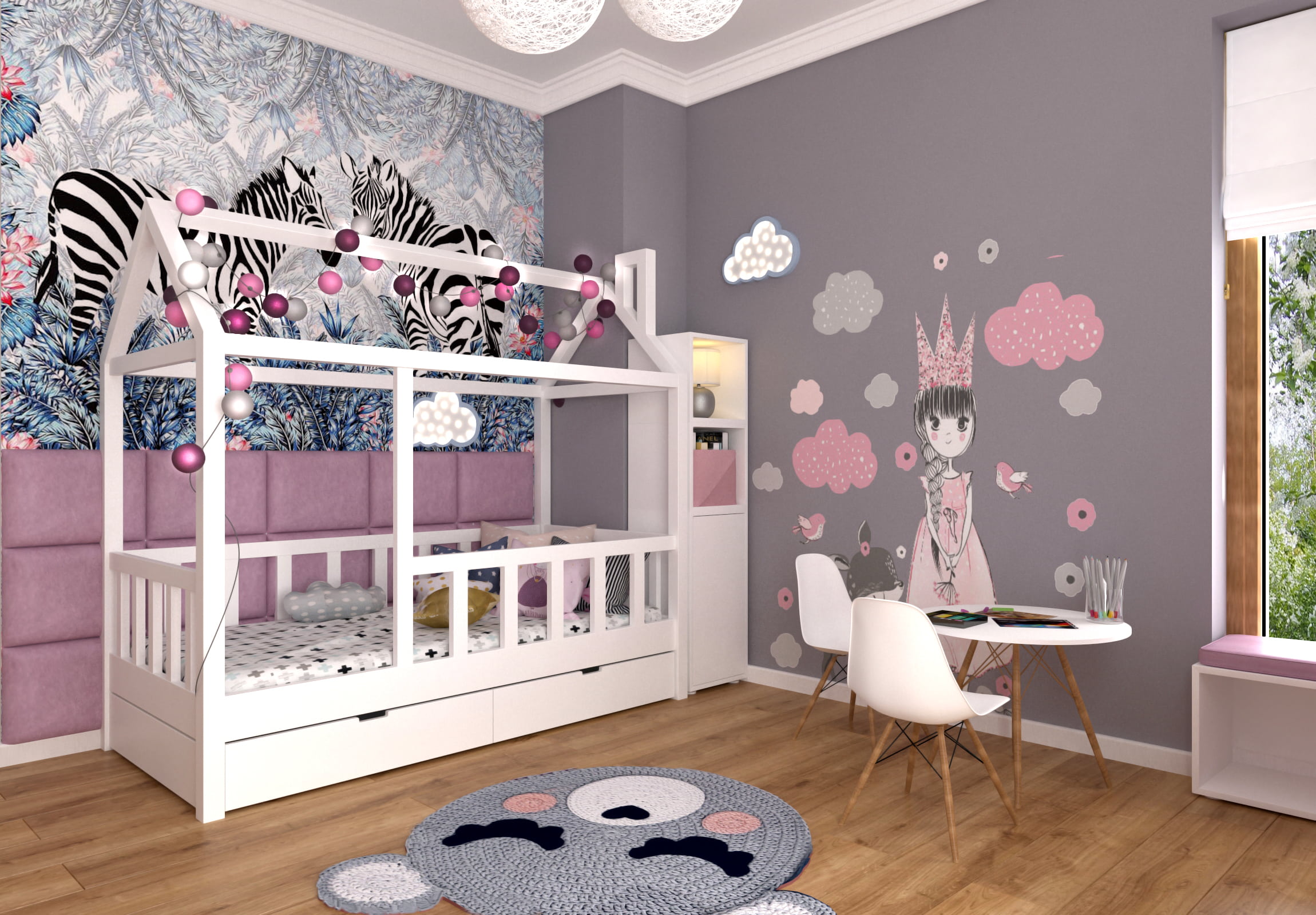 Pokój dla małej księżniczki 3 latka