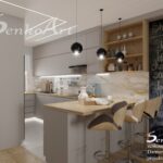 projekt kuchni z wyspą