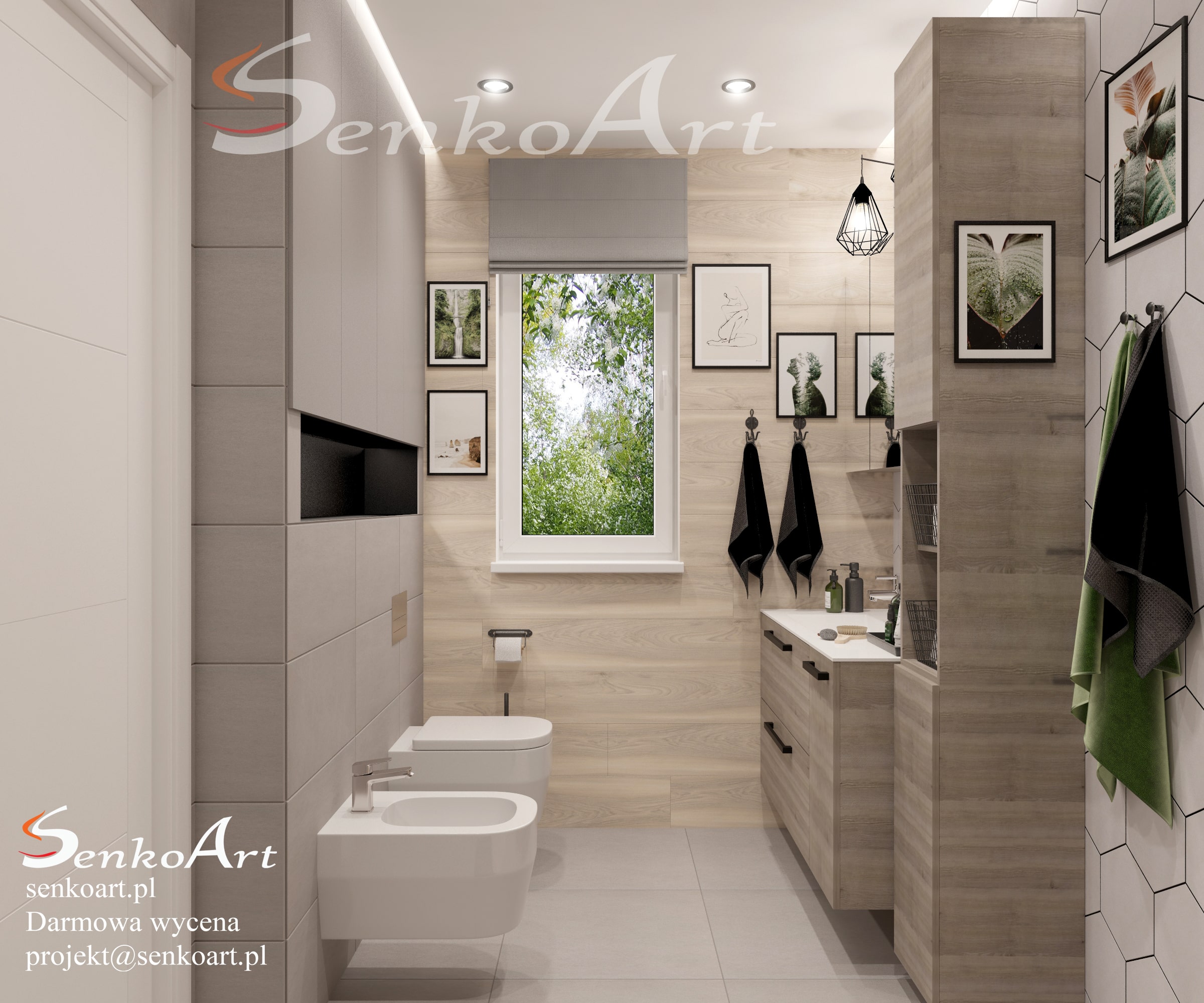 łazienka z prysznicem walk-in