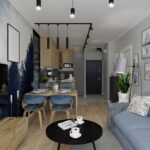 Nowoczesny projekt salonu