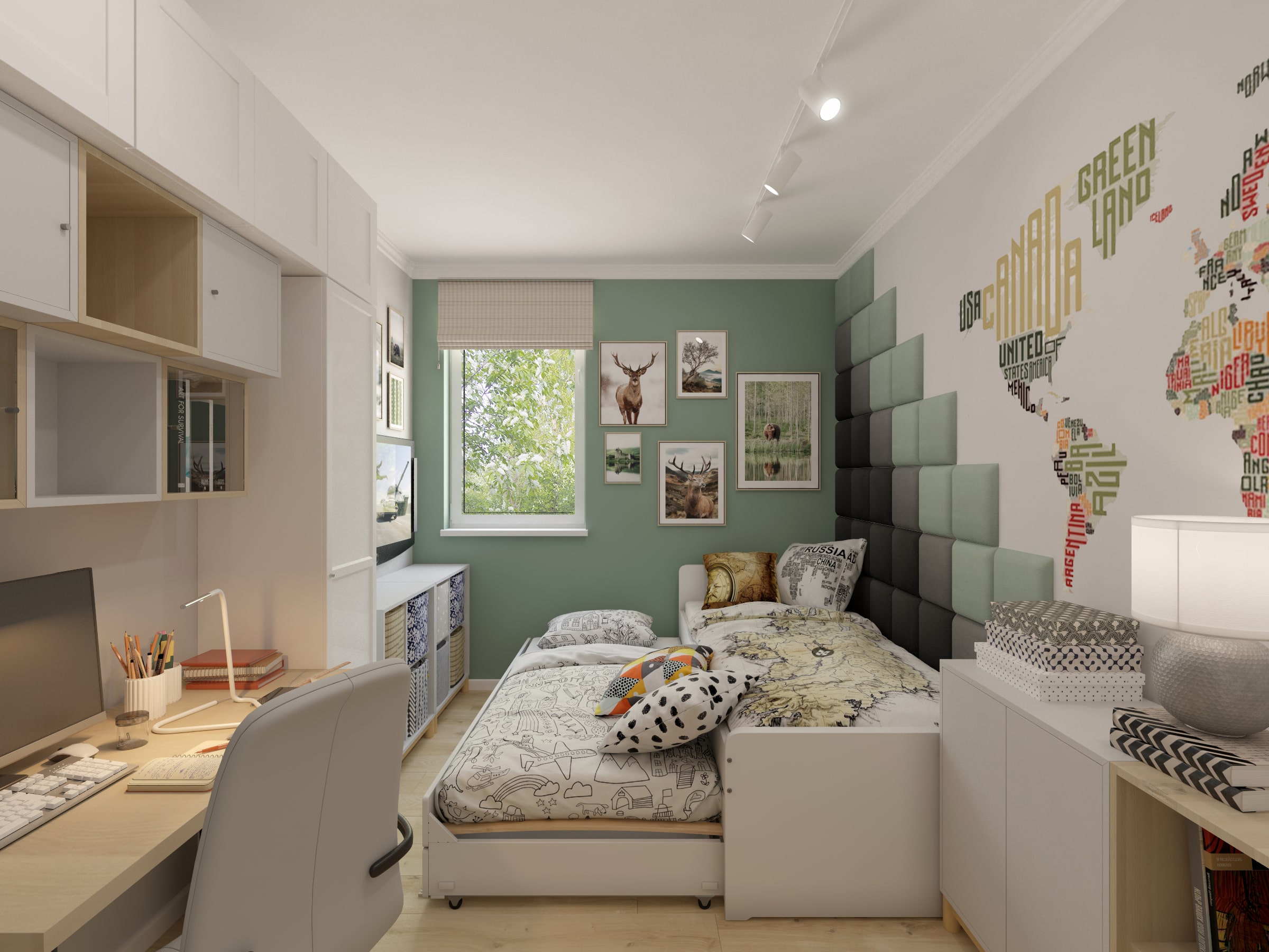 Piękny pokój dla dziewczynki 6 lat