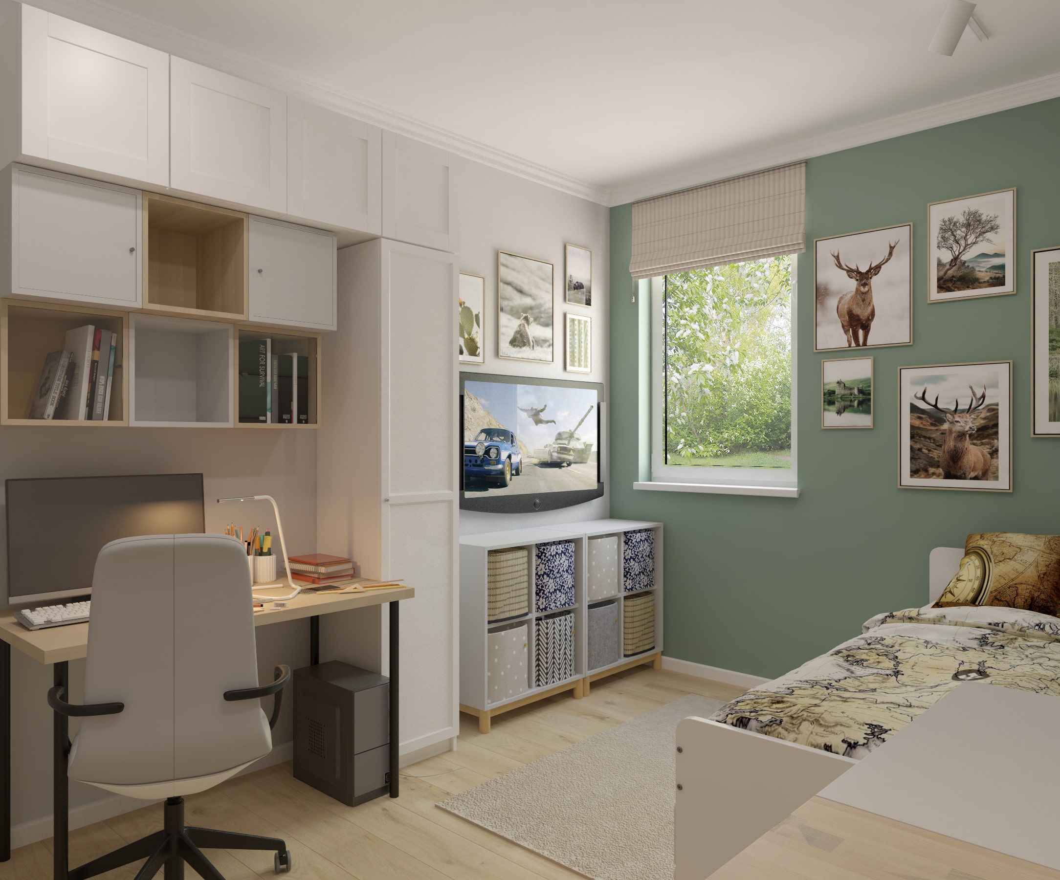 projekt pokoju dla dziewczynki 6 lat