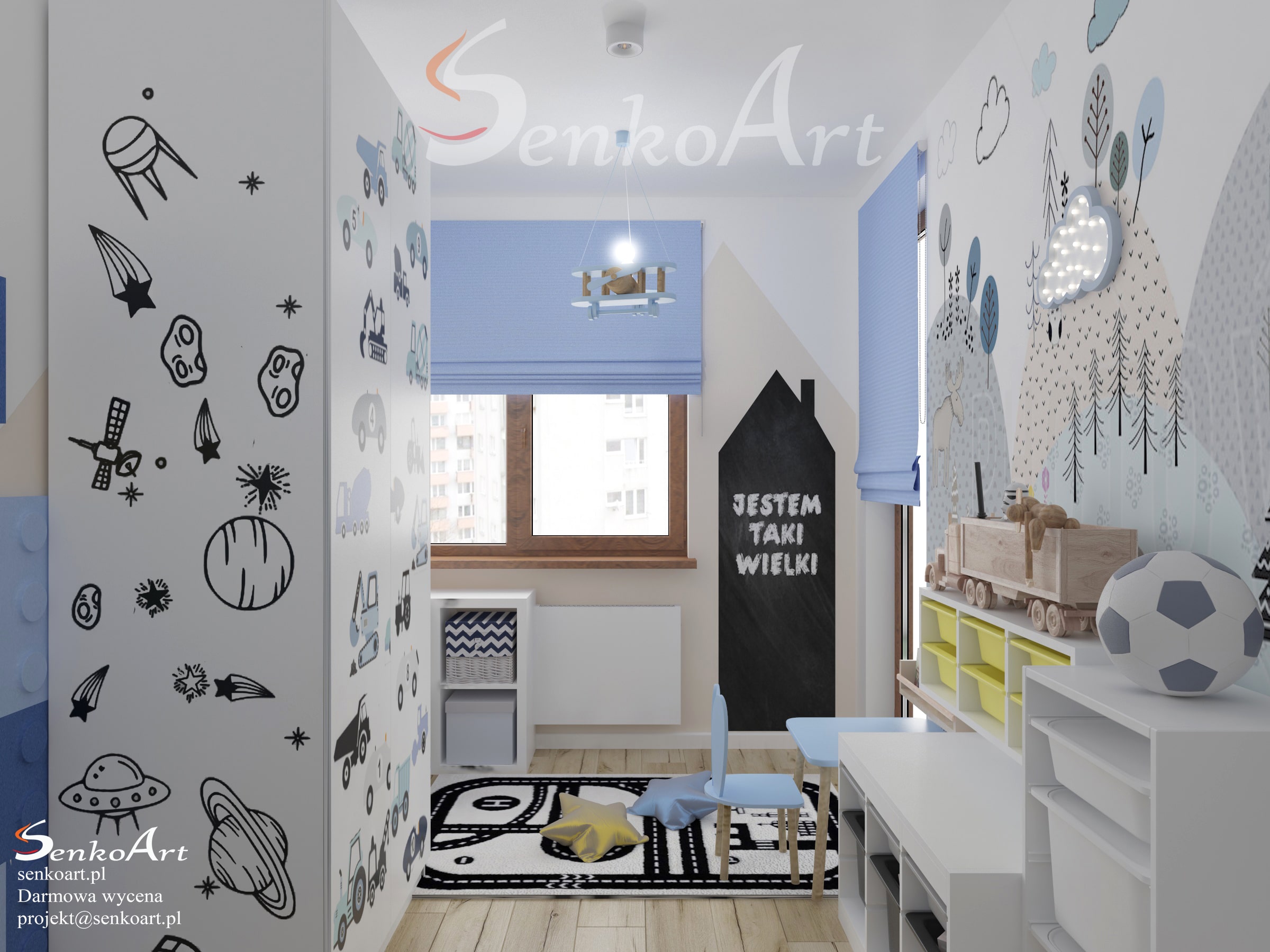 projekt pokoju dziecięcego