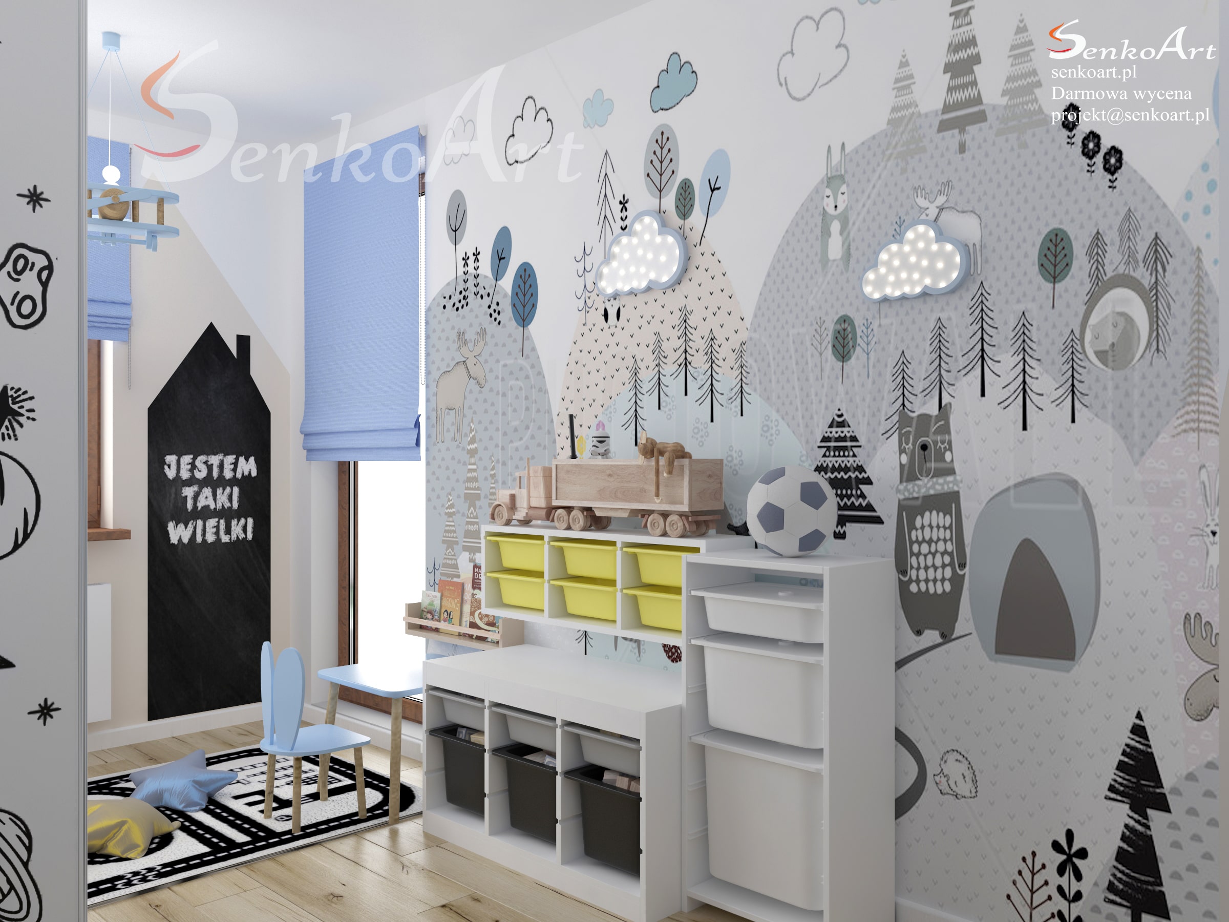 projekt pokoju dziecięcego