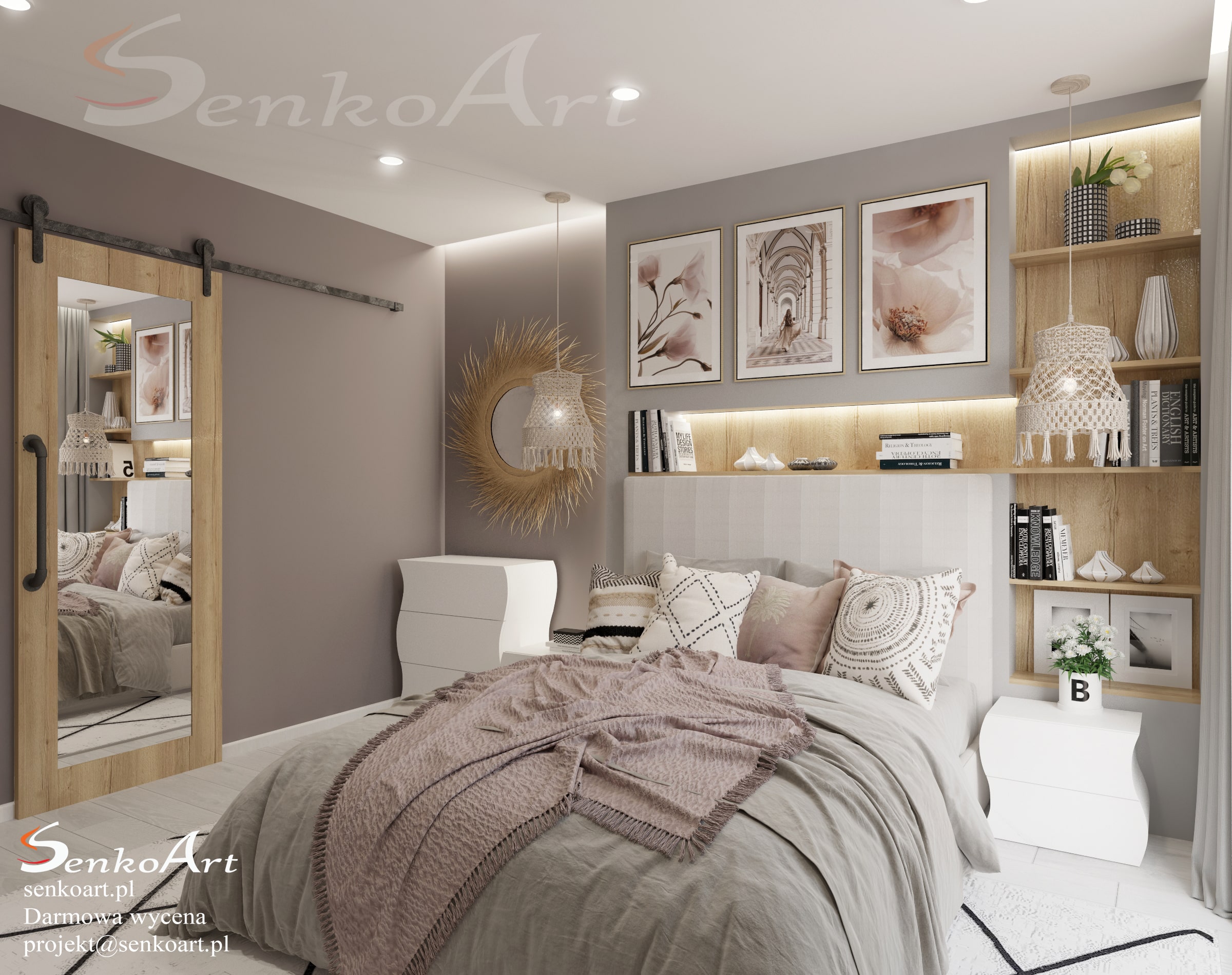 projekt sypialni
