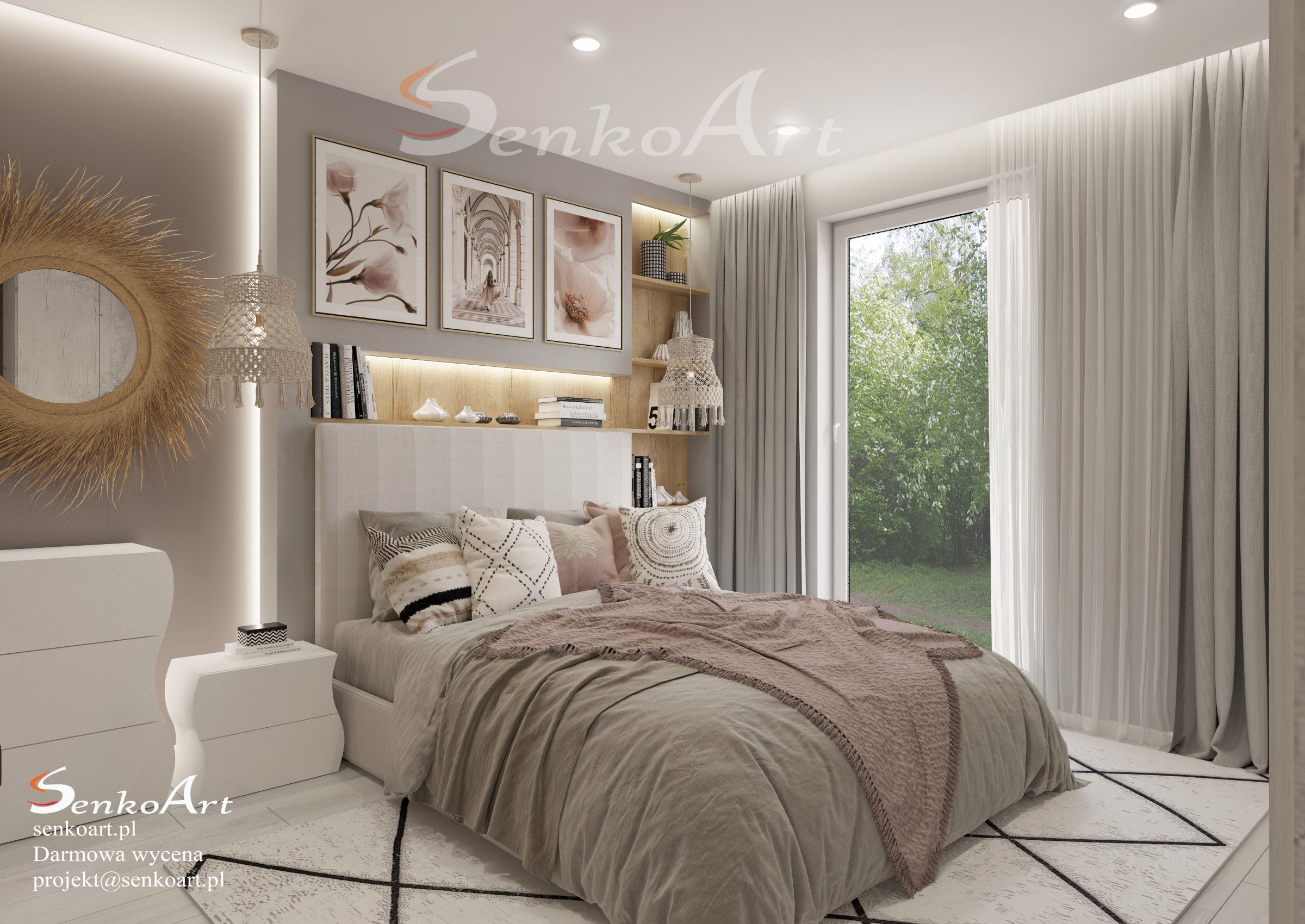 projekt sypialni