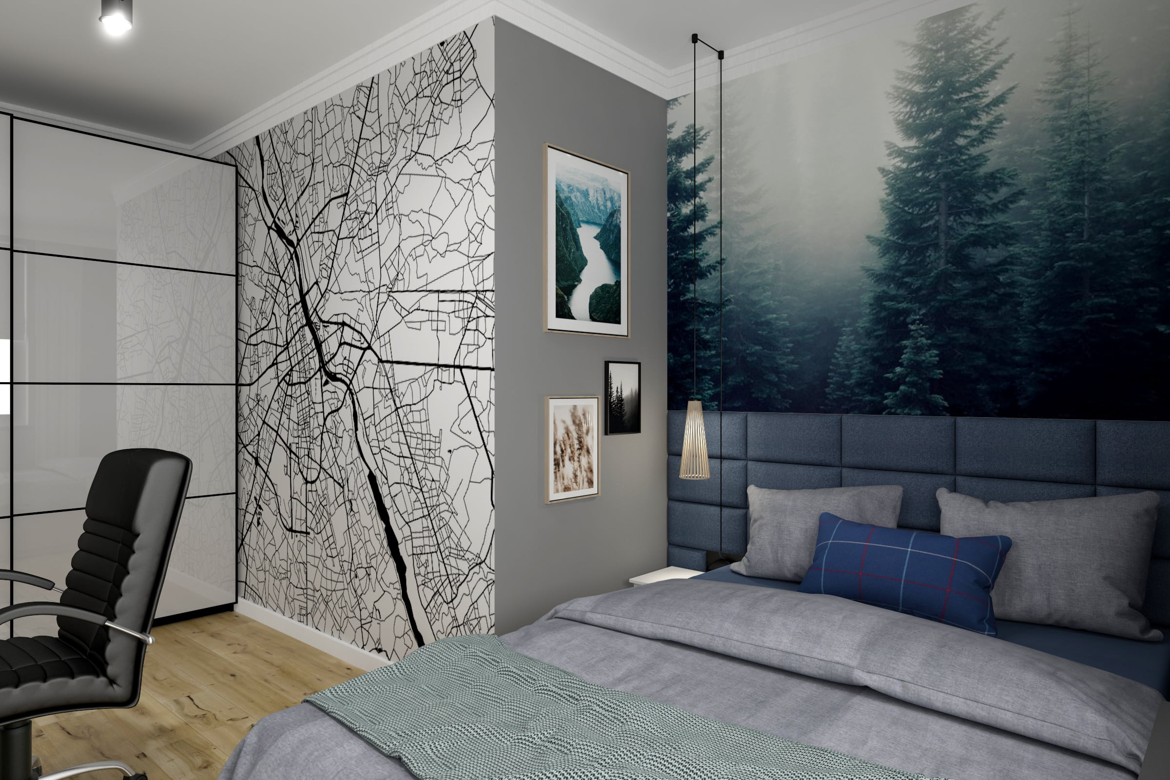 Sypialnia nowoczesna