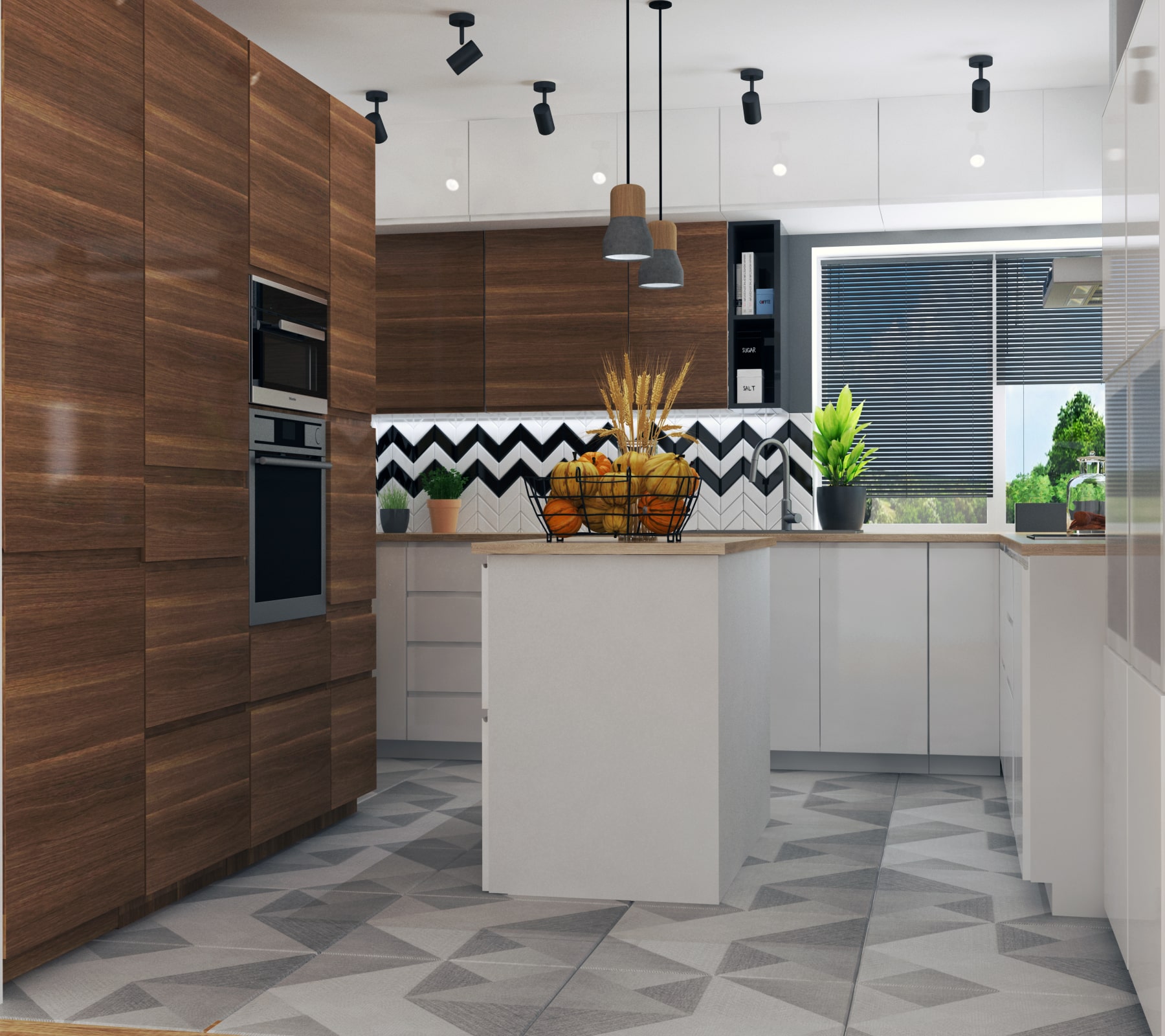 Projekt kuchni białej