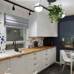 Kuchnia IKEA z płytkami lastryko