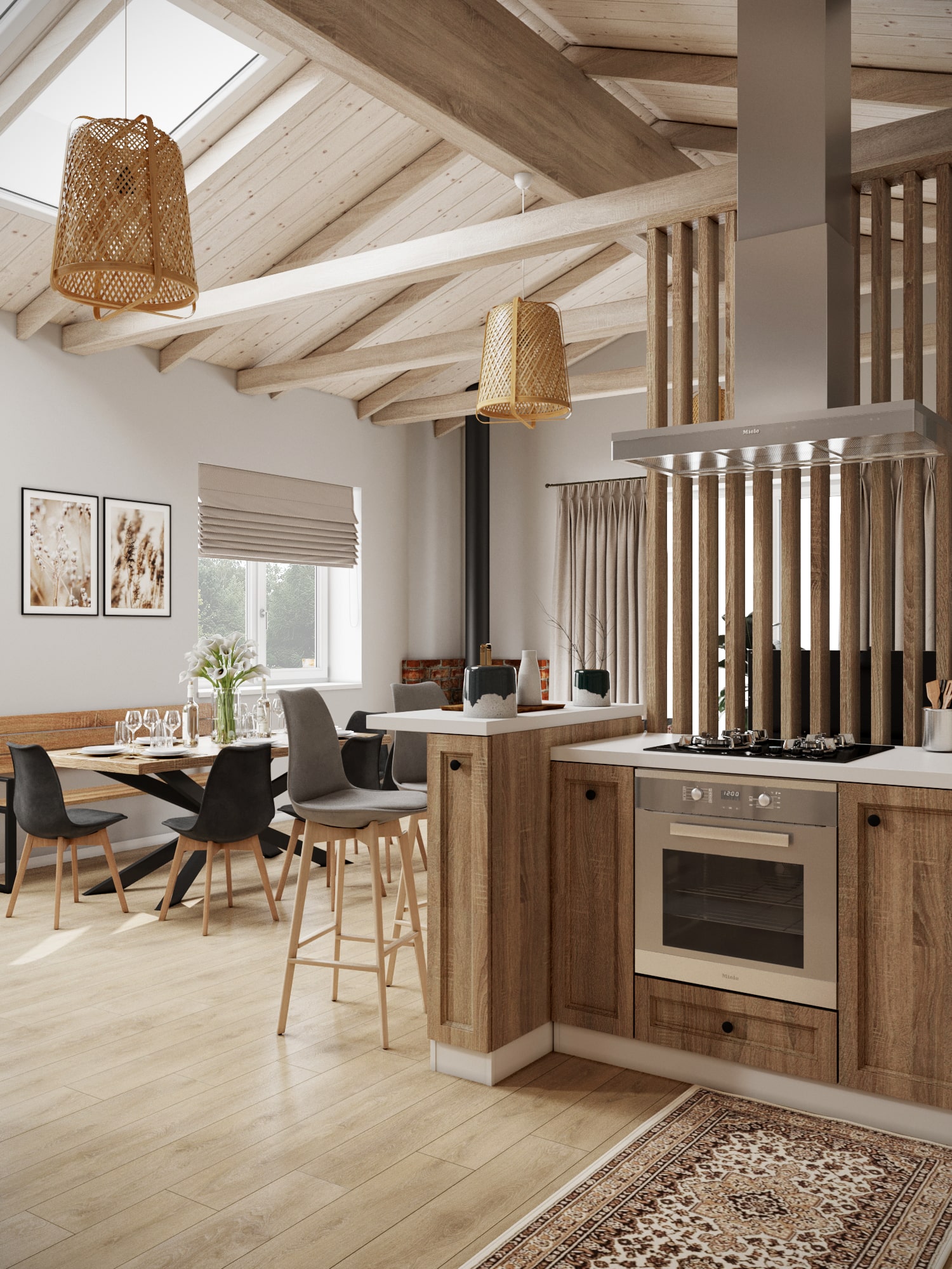 Aneks kuchenny z salonem 28m2