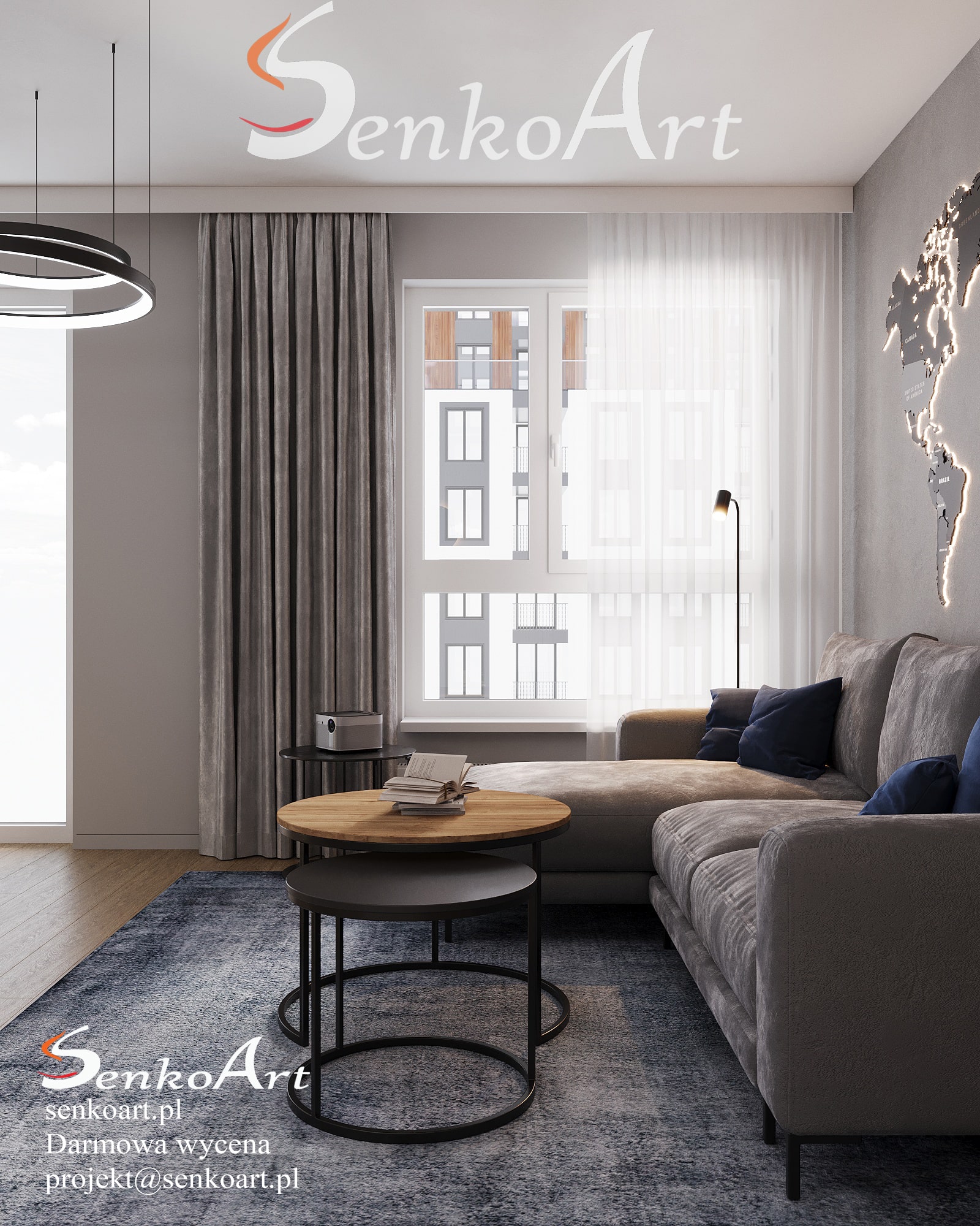 Aranżacja salonu nowoczesnego