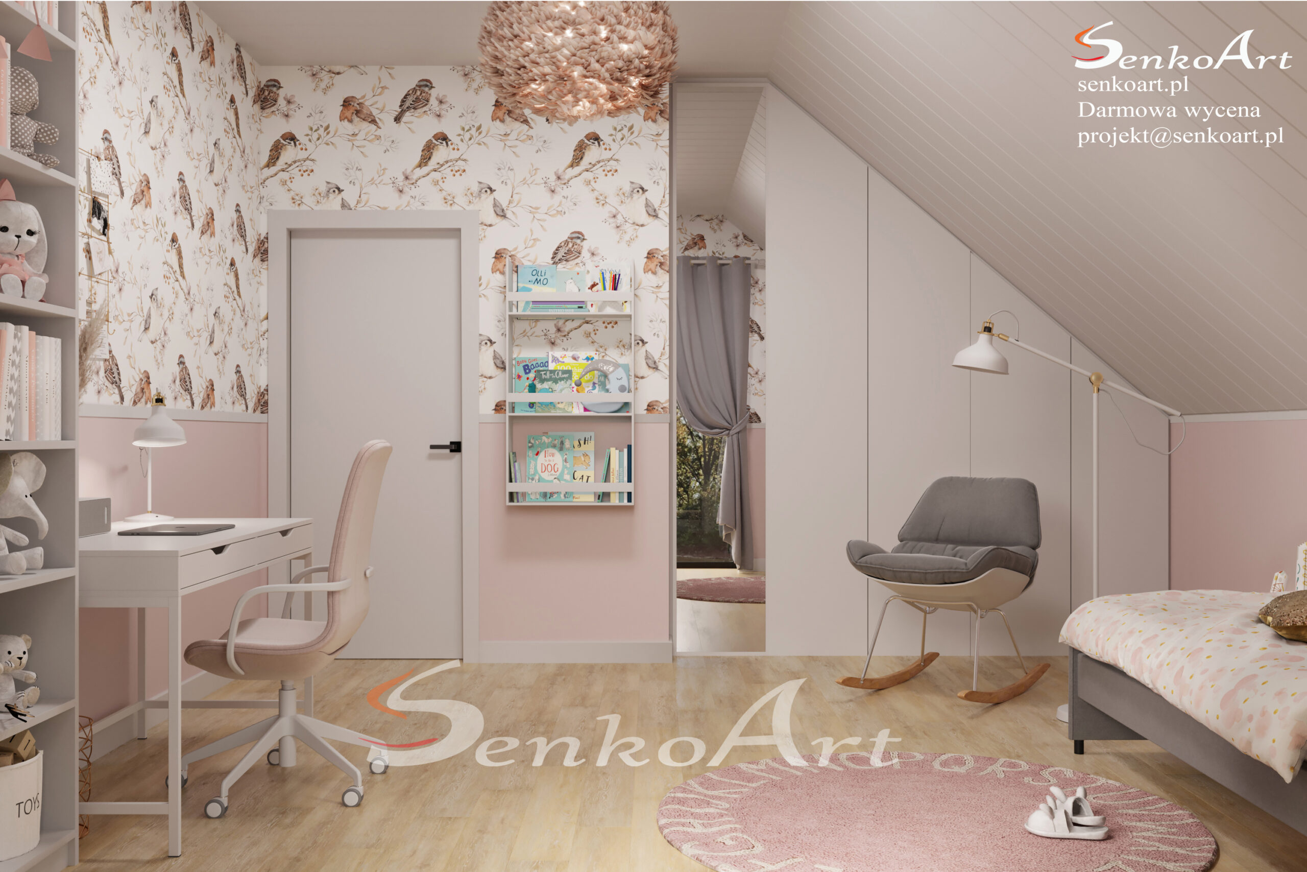 pokój dziecięcy dla dziewczynki