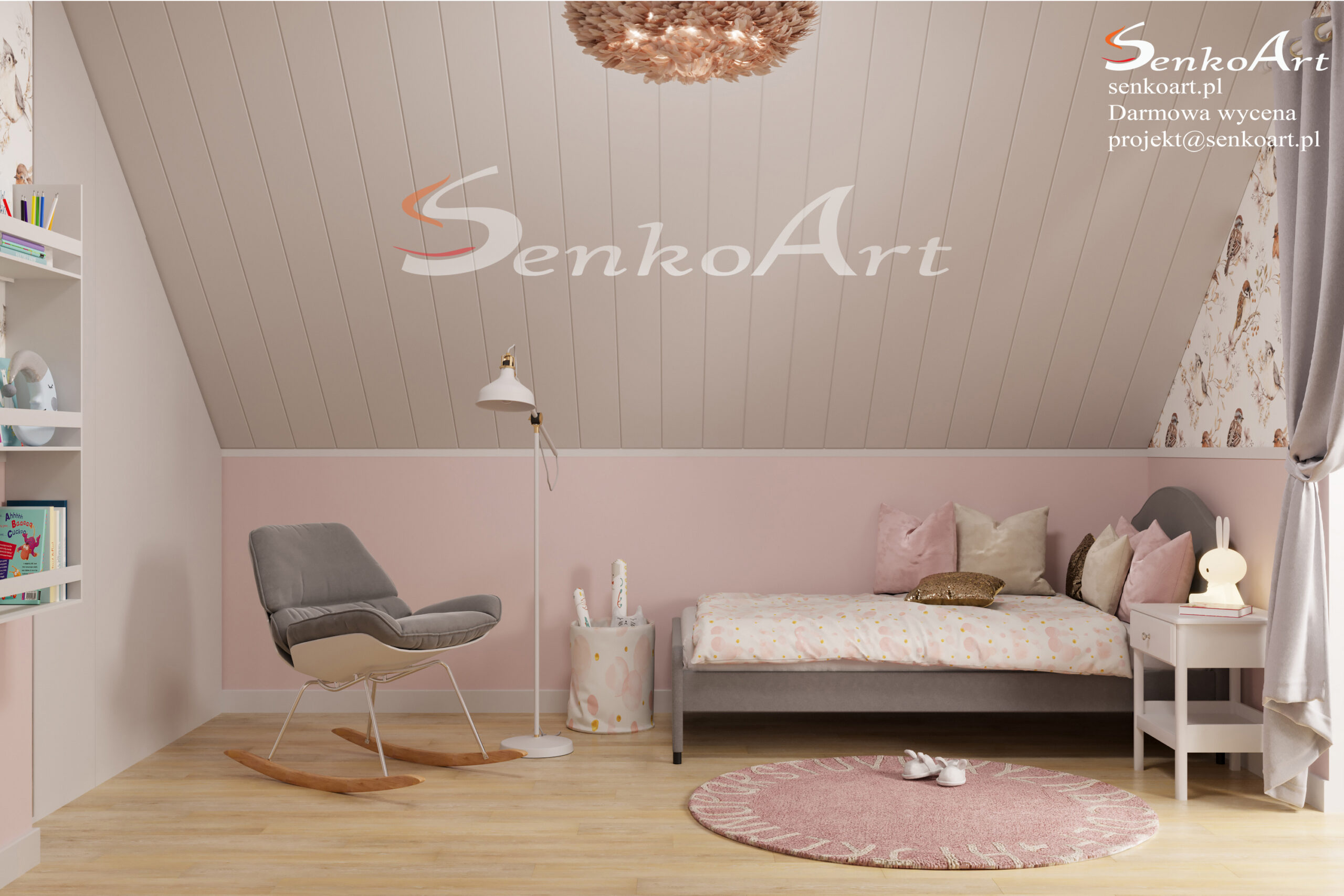 pokój dziecięcy dla dziewczynki