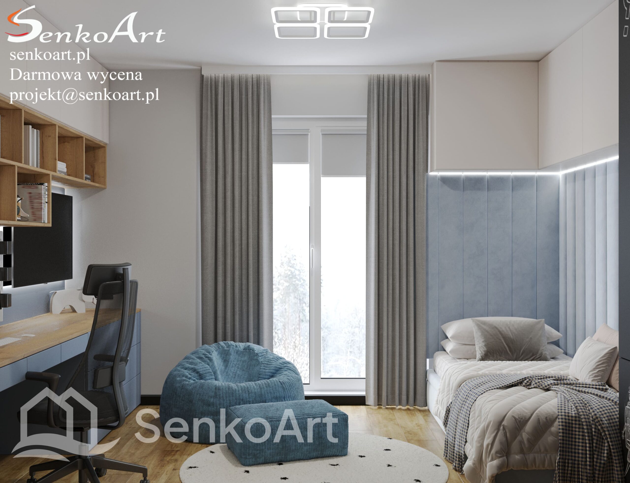 pokój dla chłopca 7 lat 4