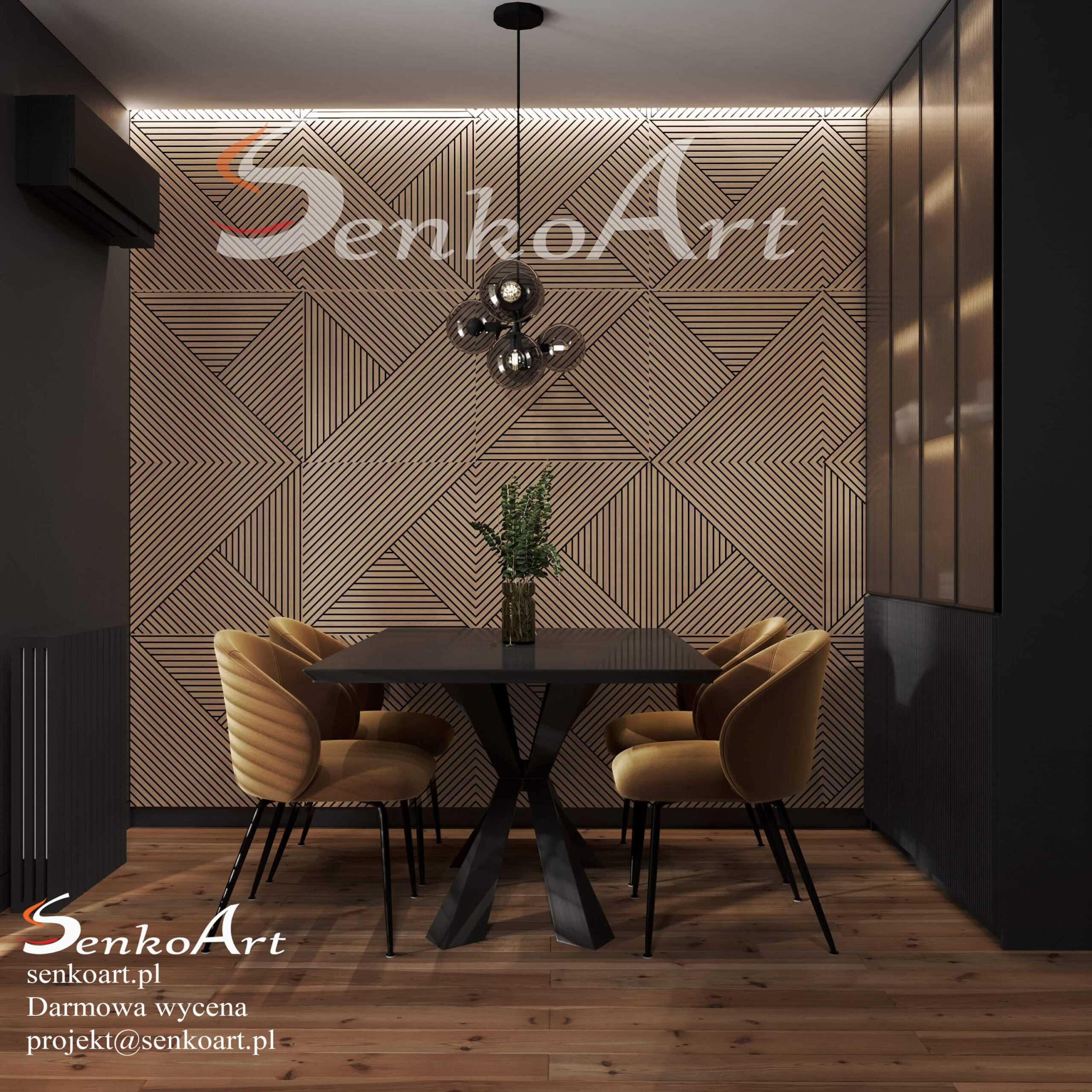 Panele ścienne drewniane2