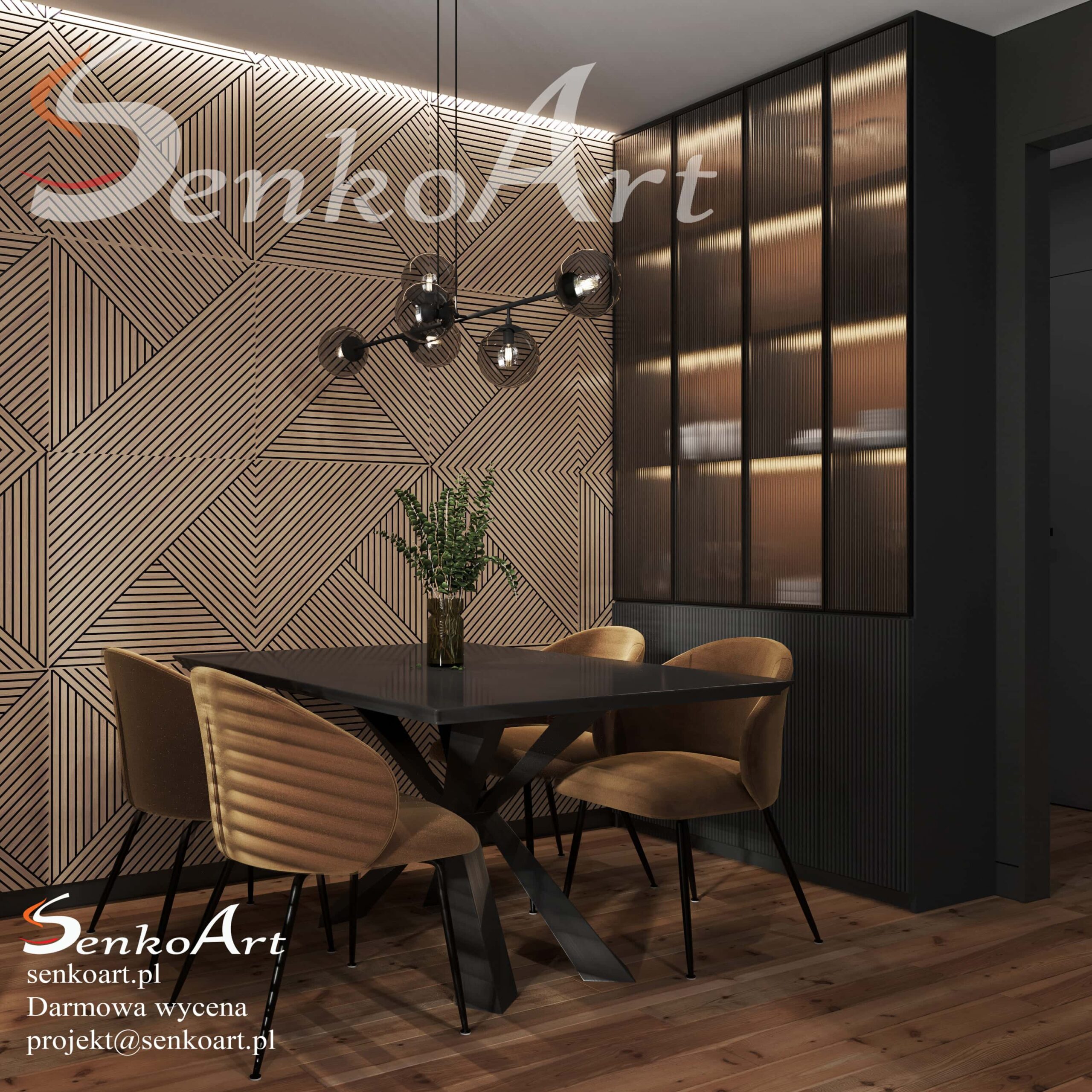 Panele ścienne drewniane